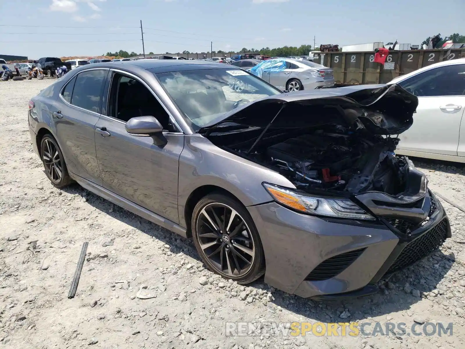 1 Photograph of a damaged car 4T1B61HK8KU793848 TOYOTA CAMRY 2019