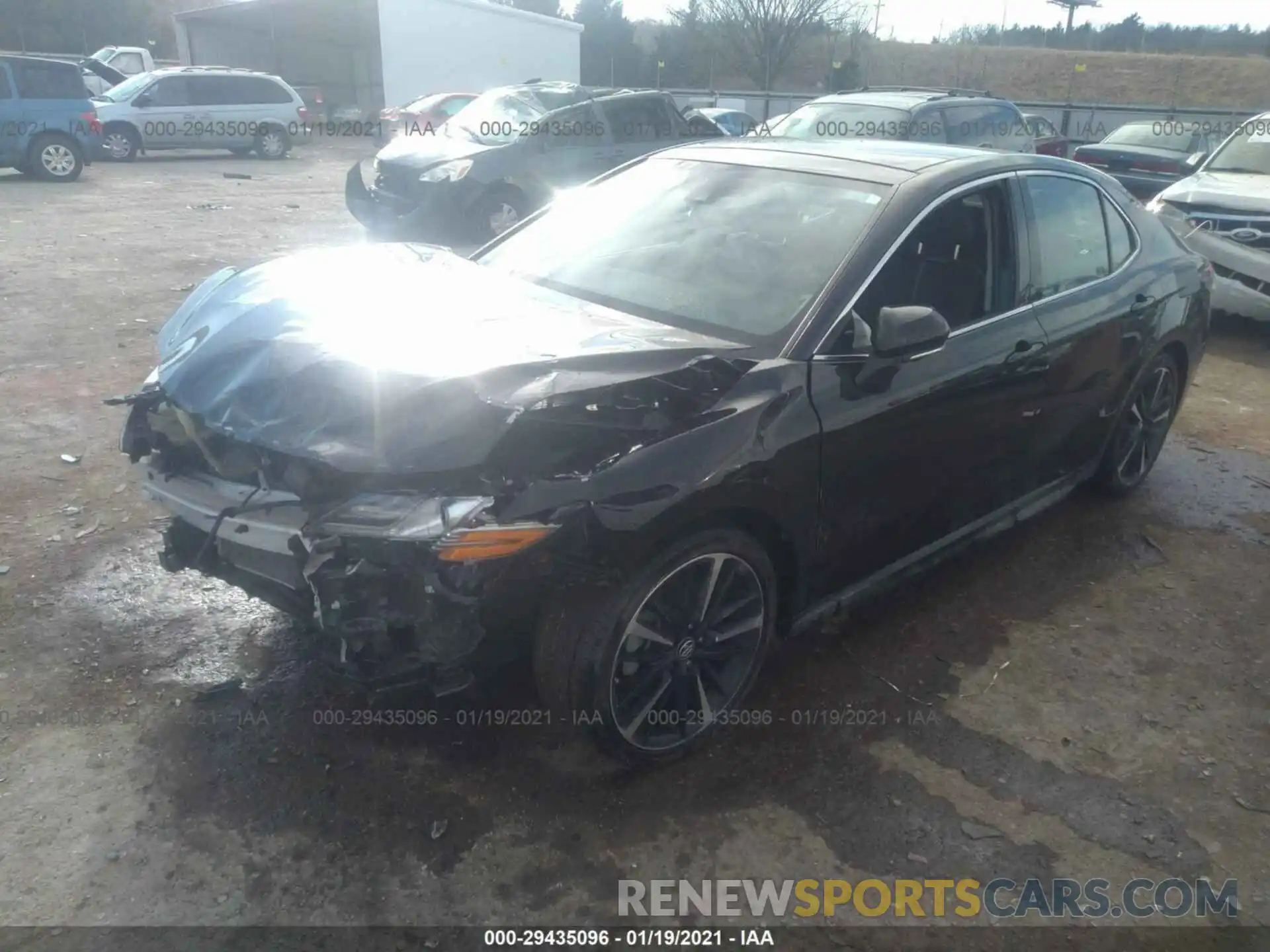 2 Photograph of a damaged car 4T1B61HK8KU798791 TOYOTA CAMRY 2019