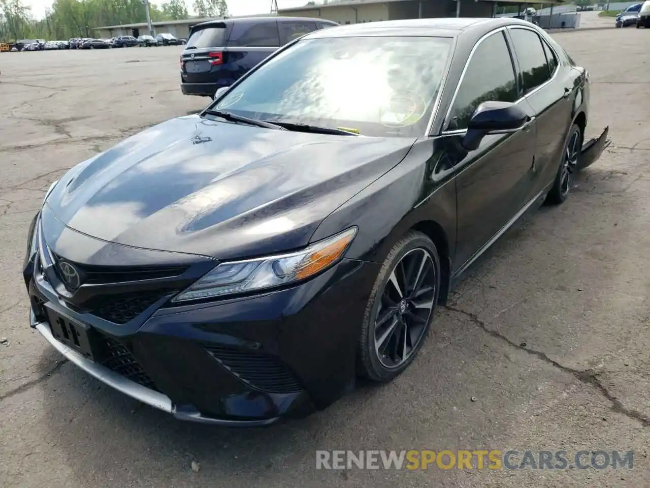 2 Photograph of a damaged car 4T1B61HK8KU805187 TOYOTA CAMRY 2019