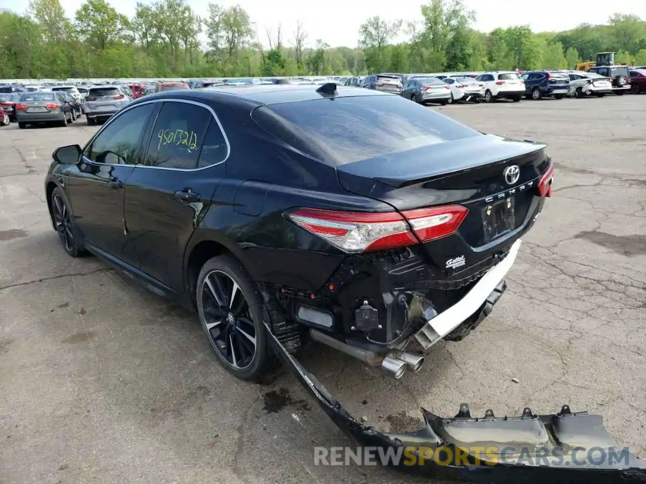 3 Photograph of a damaged car 4T1B61HK8KU805187 TOYOTA CAMRY 2019