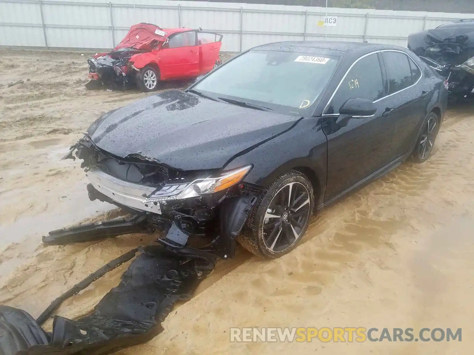 2 Photograph of a damaged car 4T1B61HK8KU810101 TOYOTA CAMRY 2019