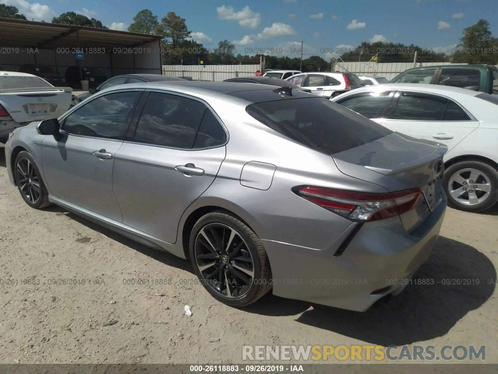 3 Photograph of a damaged car 4T1B61HK8KU820966 TOYOTA CAMRY 2019