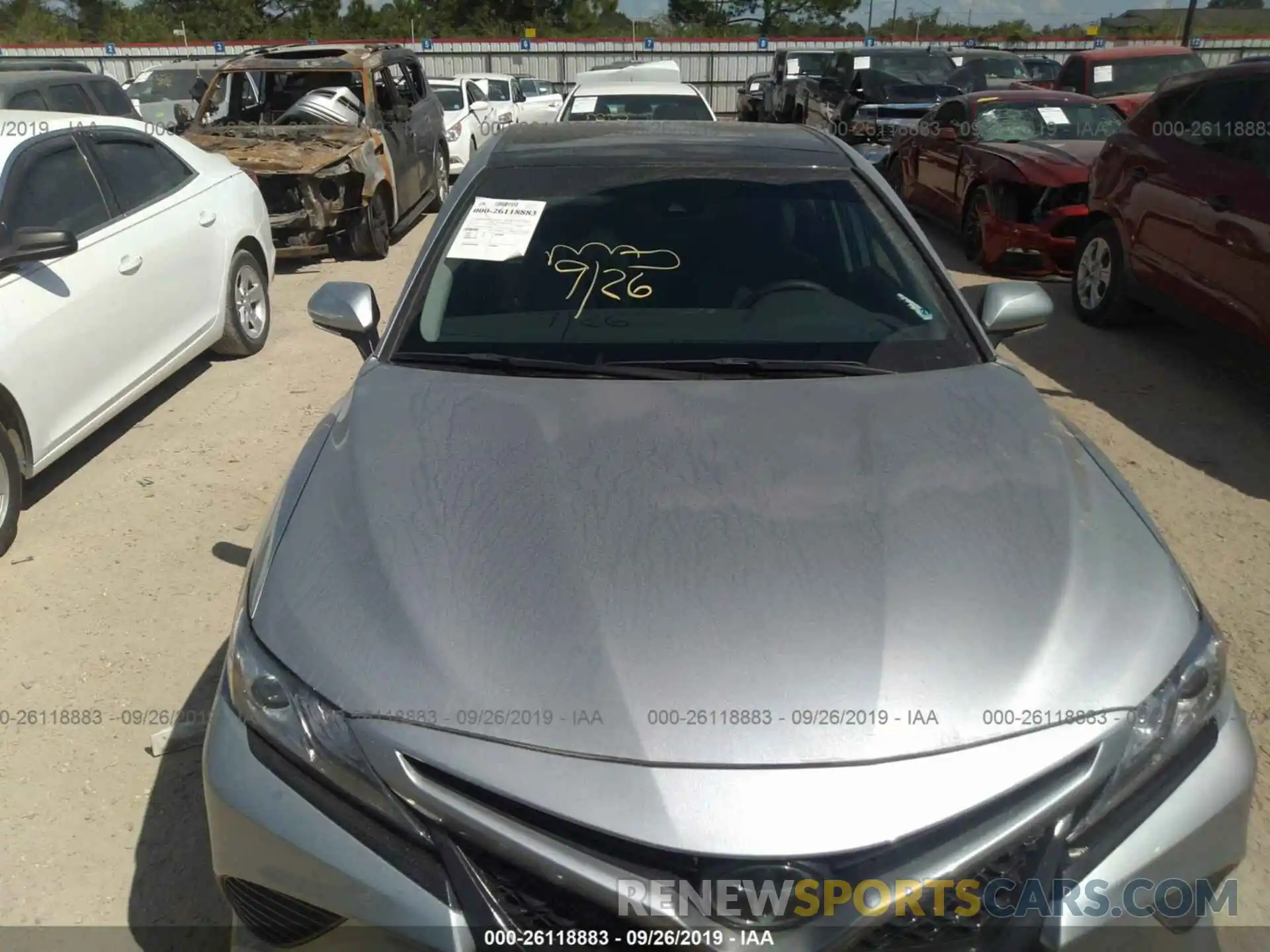 6 Photograph of a damaged car 4T1B61HK8KU820966 TOYOTA CAMRY 2019