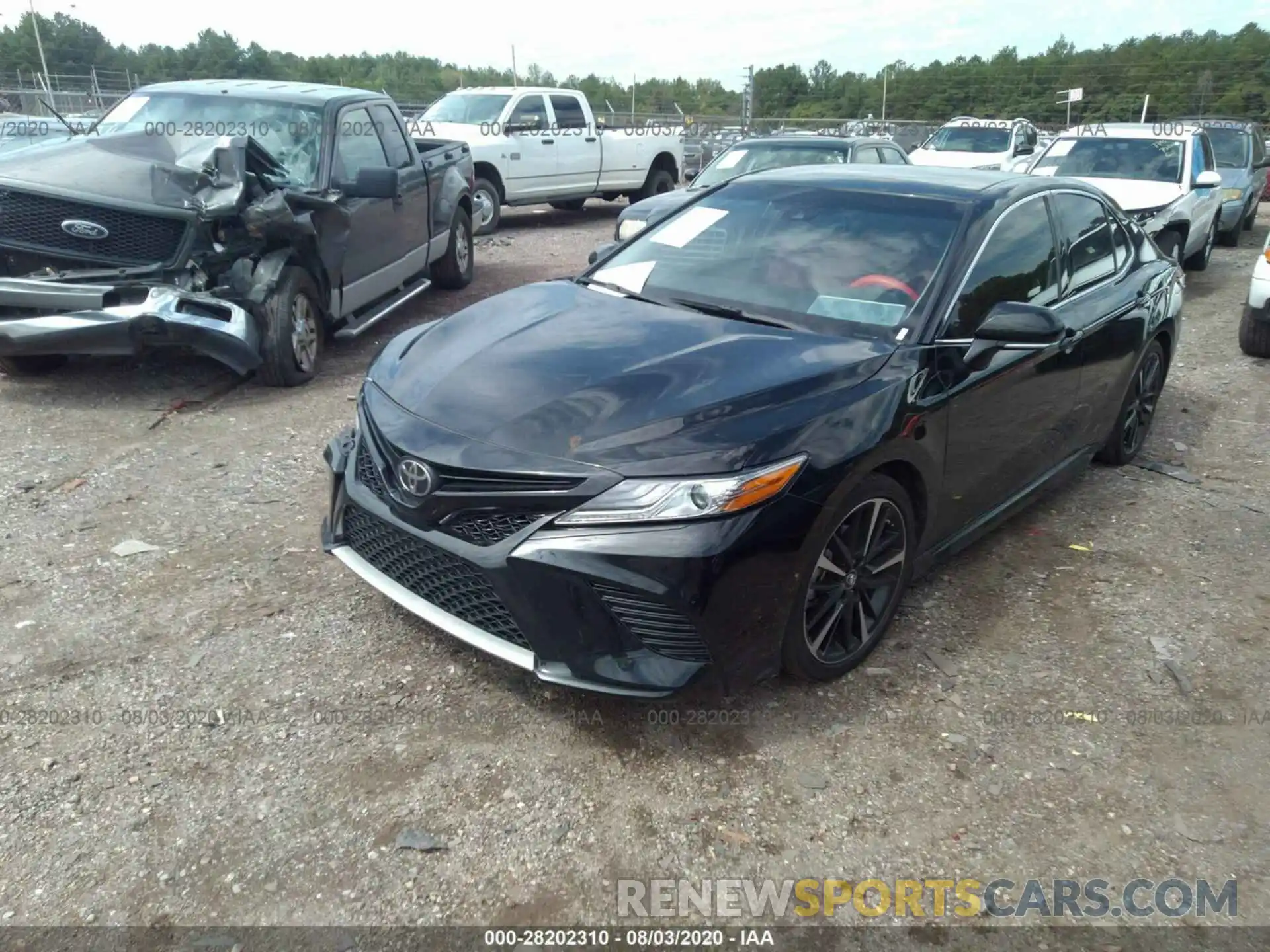 2 Photograph of a damaged car 4T1B61HK8KU837380 TOYOTA CAMRY 2019