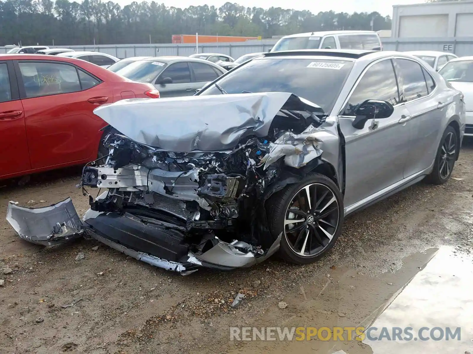 2 Photograph of a damaged car 4T1B61HK8KU839839 TOYOTA CAMRY 2019