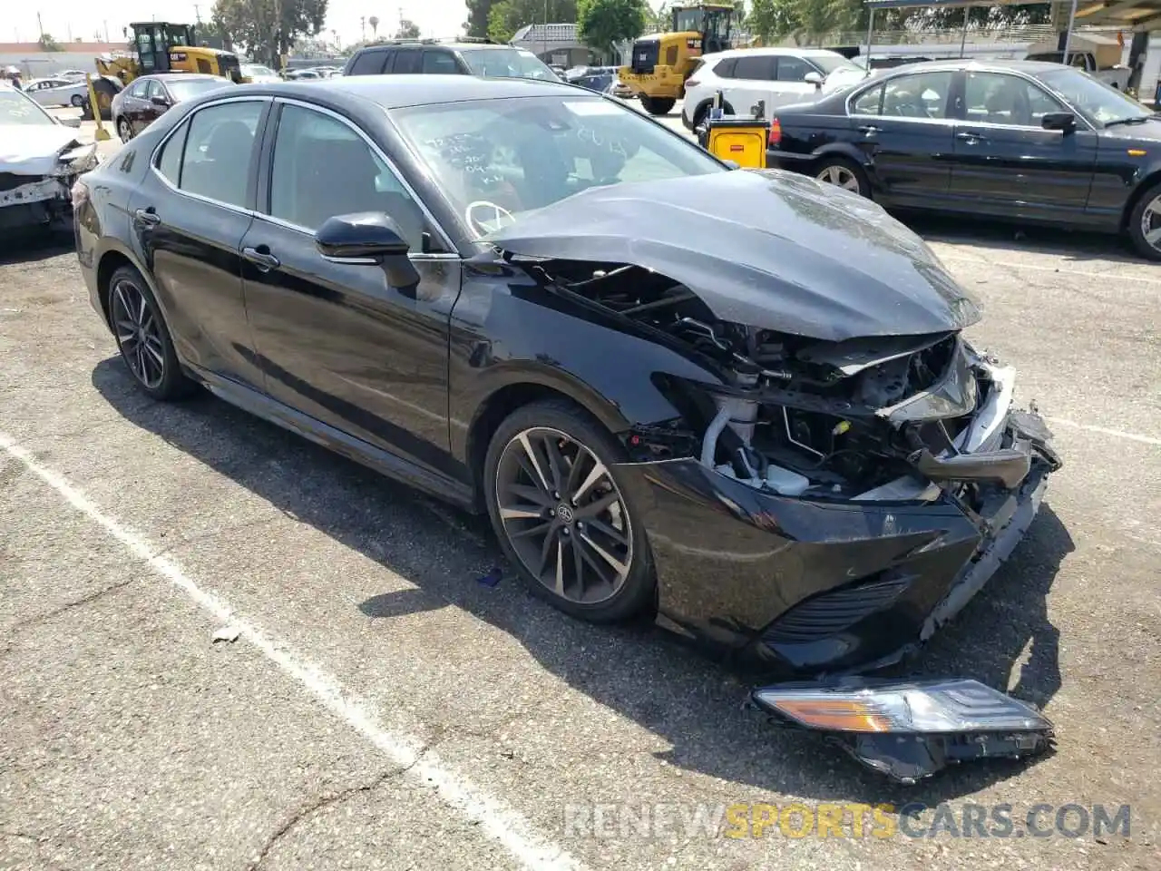 1 Photograph of a damaged car 4T1B61HK8KU848072 TOYOTA CAMRY 2019