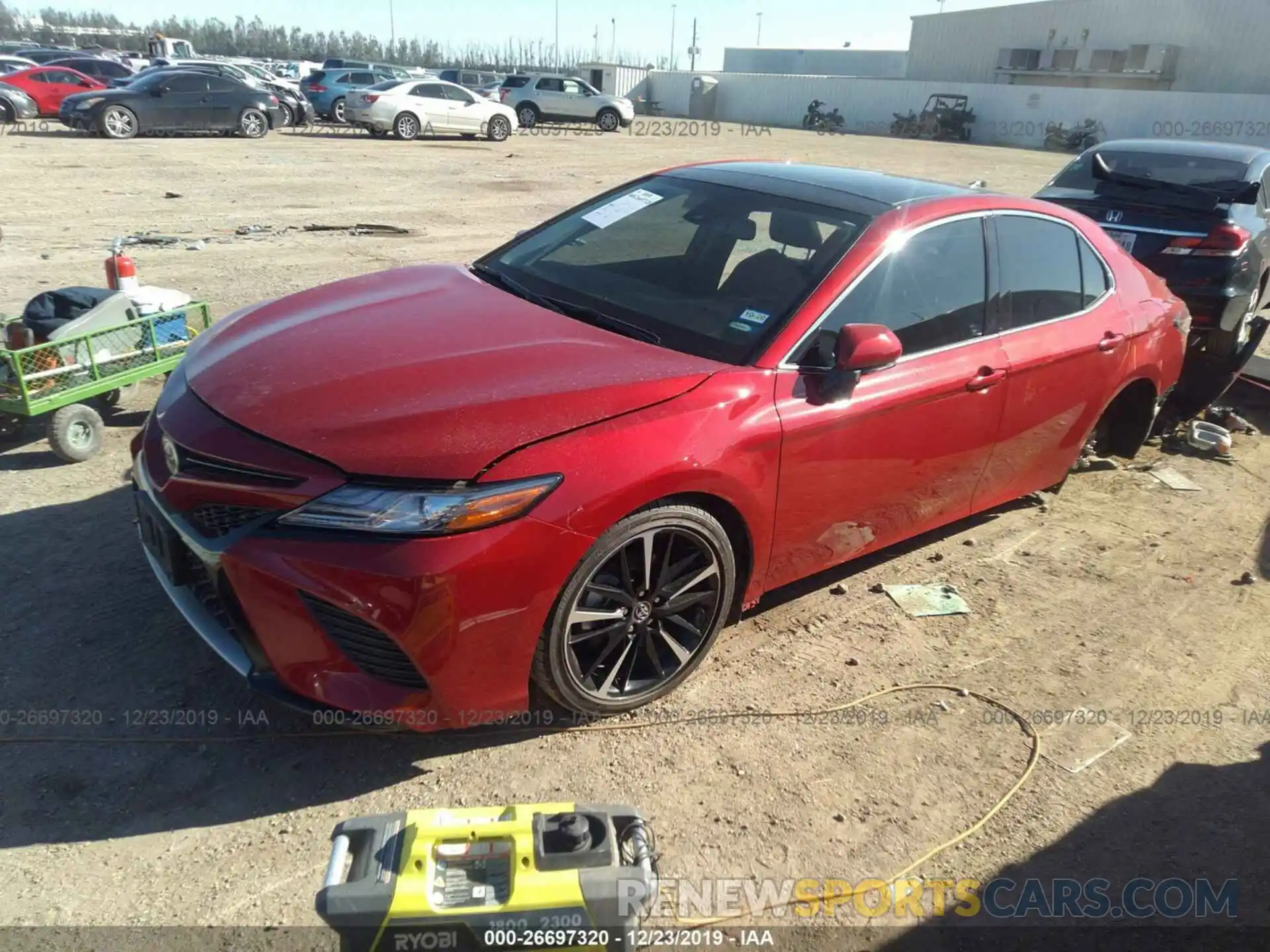 2 Photograph of a damaged car 4T1B61HK9KU163336 TOYOTA CAMRY 2019