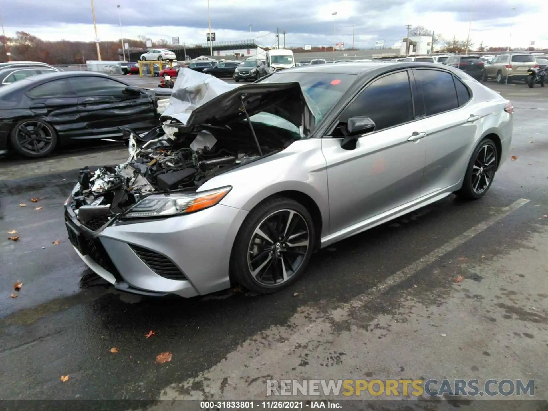 2 Photograph of a damaged car 4T1B61HK9KU166351 TOYOTA CAMRY 2019