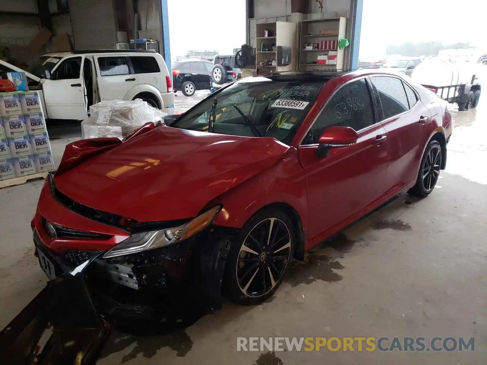 2 Photograph of a damaged car 4T1B61HK9KU171839 TOYOTA CAMRY 2019