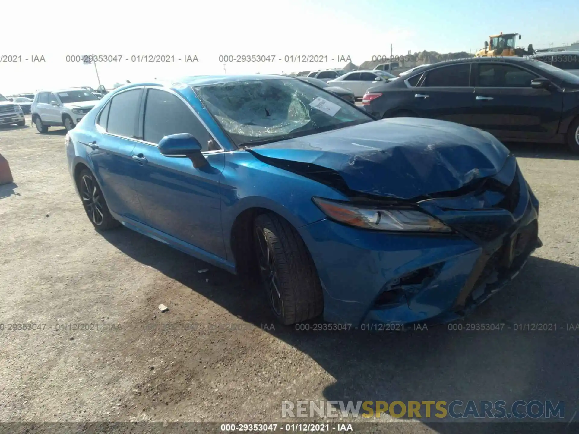 1 Photograph of a damaged car 4T1B61HK9KU176362 TOYOTA CAMRY 2019