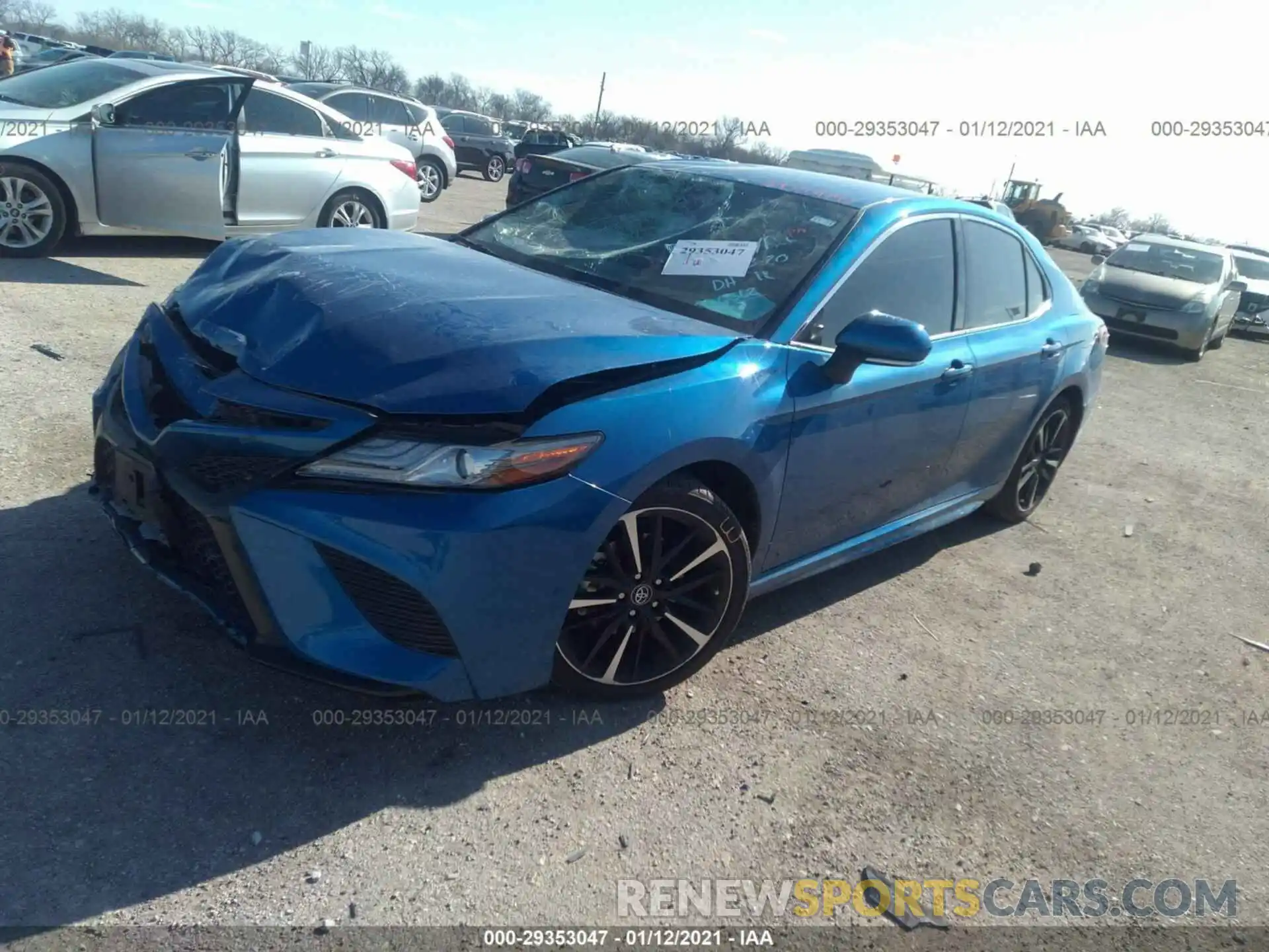 2 Photograph of a damaged car 4T1B61HK9KU176362 TOYOTA CAMRY 2019