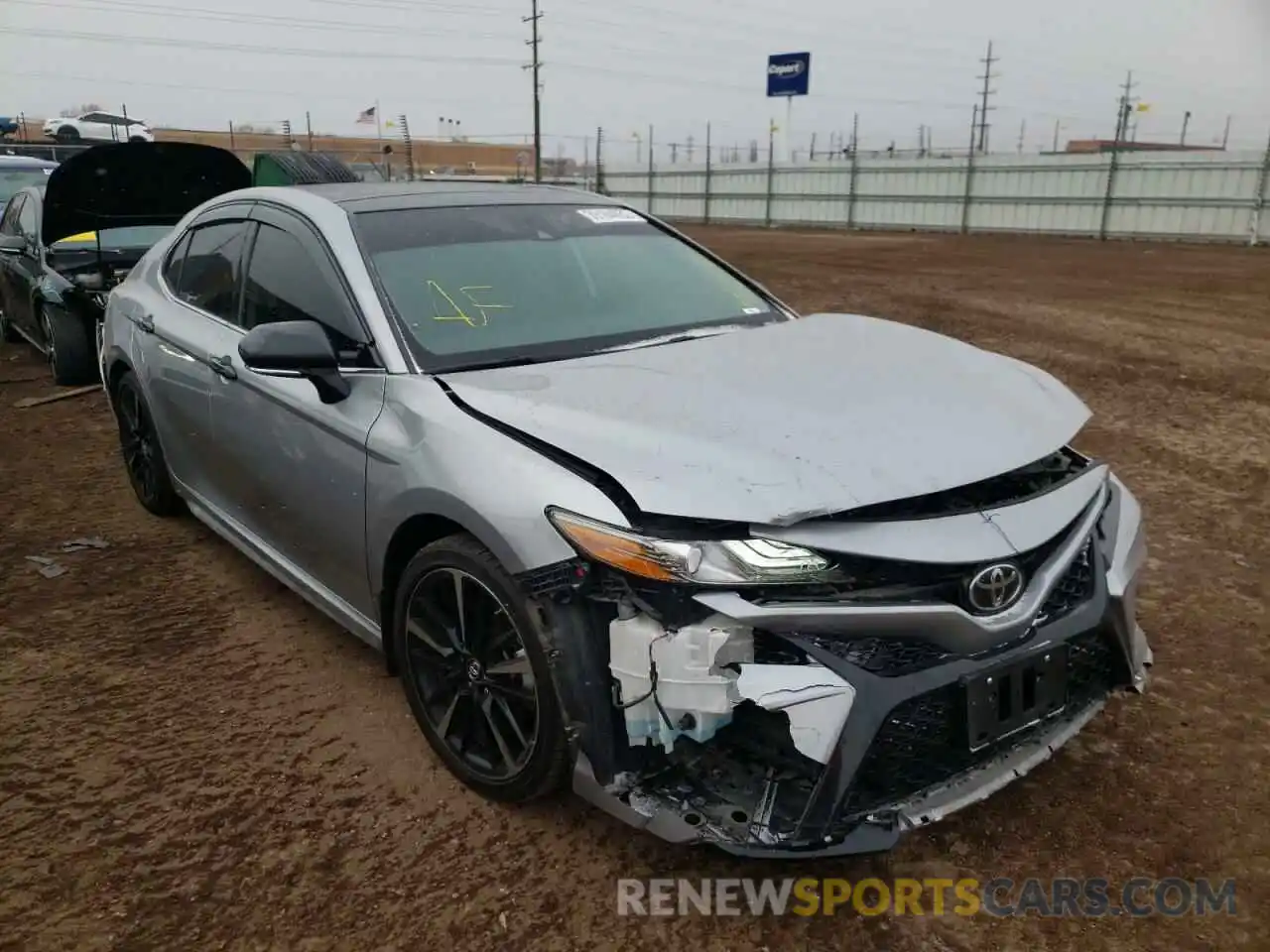 1 Photograph of a damaged car 4T1B61HK9KU176636 TOYOTA CAMRY 2019