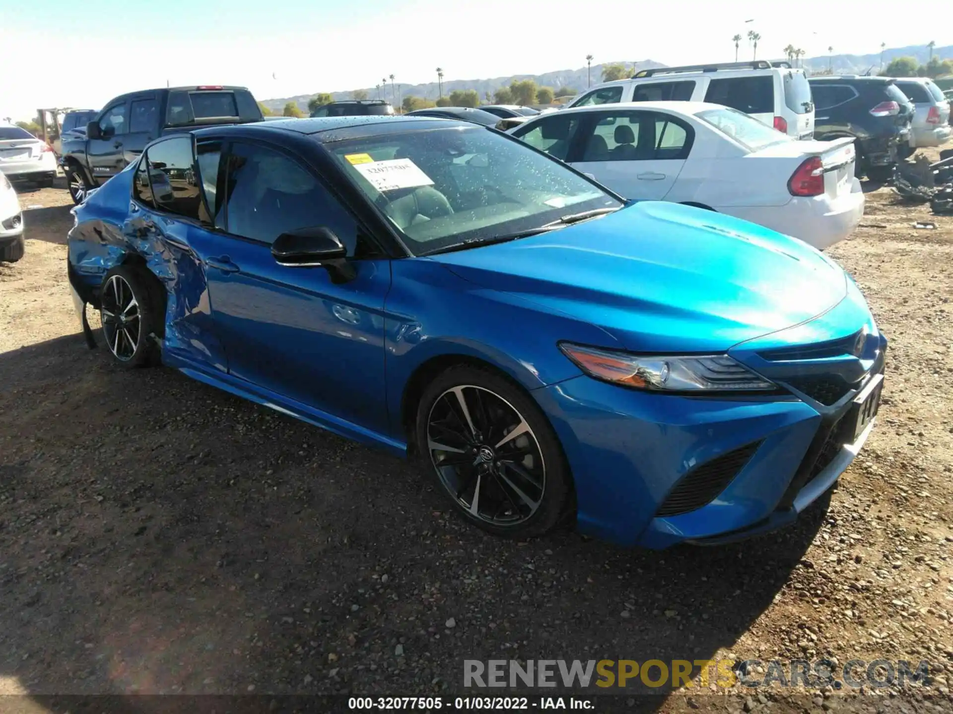 1 Photograph of a damaged car 4T1B61HK9KU177995 TOYOTA CAMRY 2019