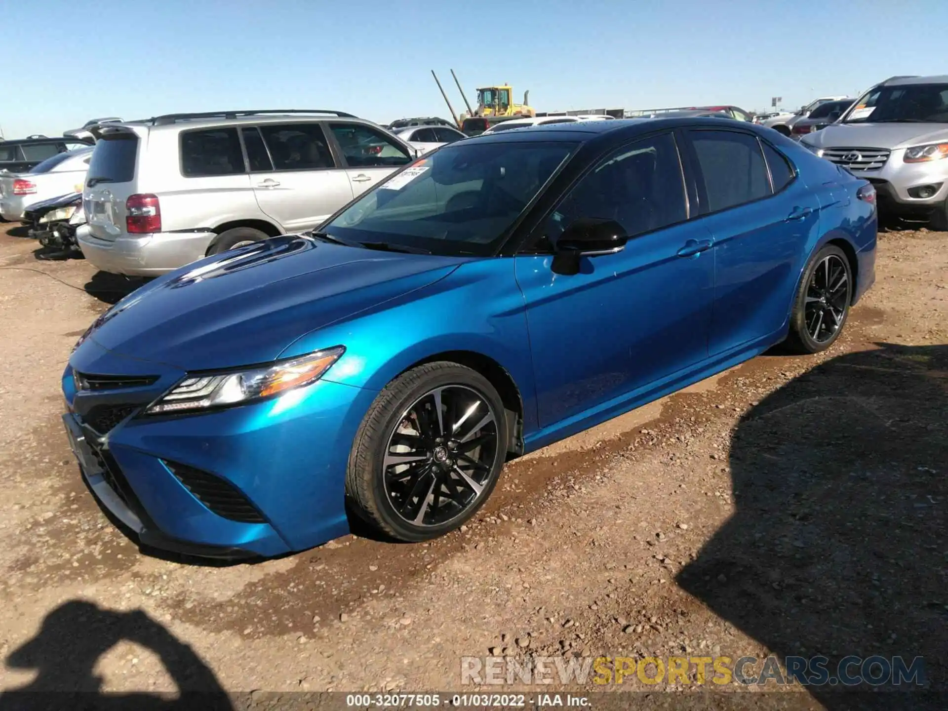 2 Photograph of a damaged car 4T1B61HK9KU177995 TOYOTA CAMRY 2019