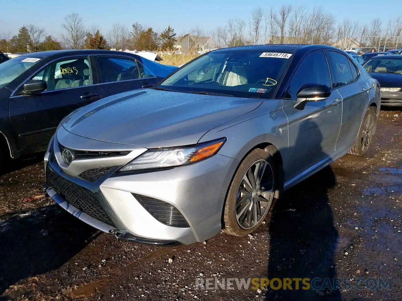 2 Photograph of a damaged car 4T1B61HK9KU184638 TOYOTA CAMRY 2019