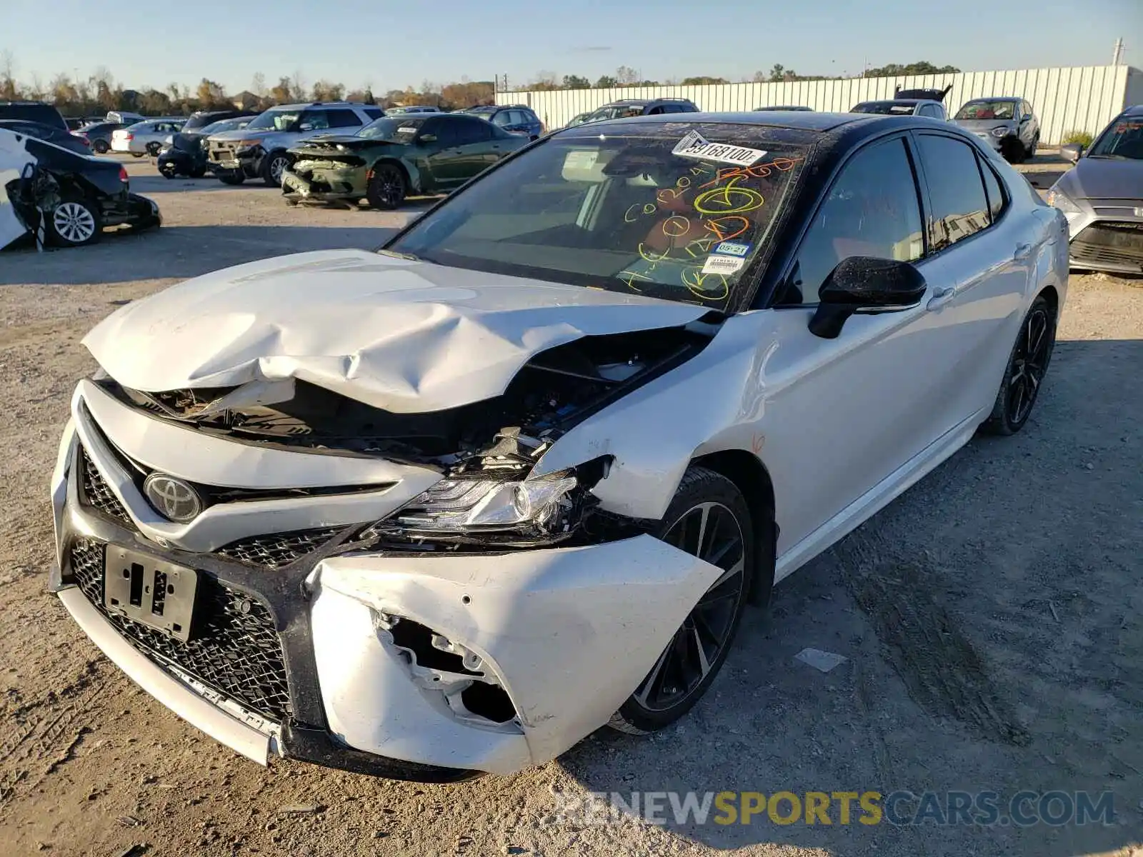 2 Photograph of a damaged car 4T1B61HK9KU253876 TOYOTA CAMRY 2019