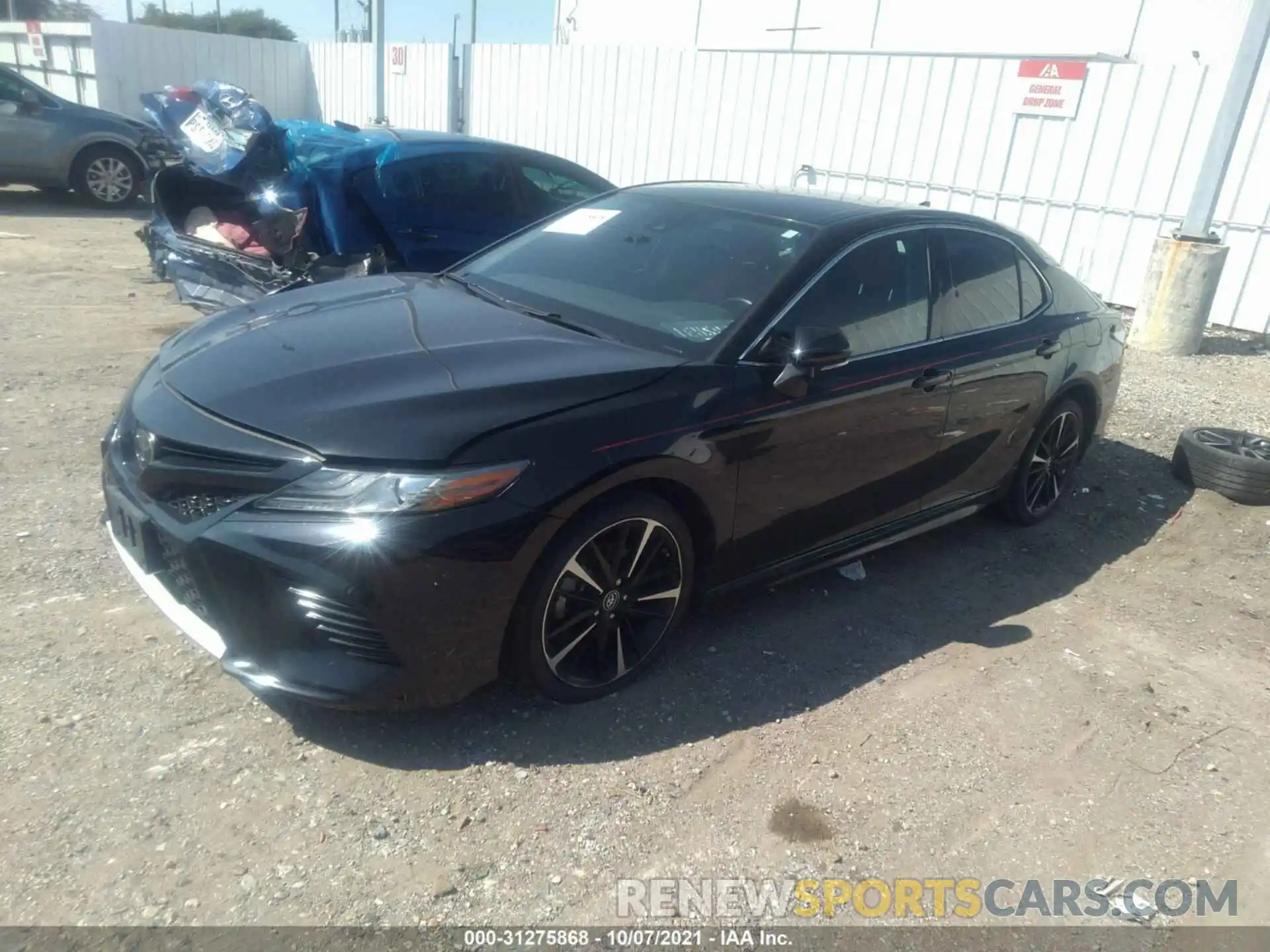 2 Photograph of a damaged car 4T1B61HK9KU256812 TOYOTA CAMRY 2019