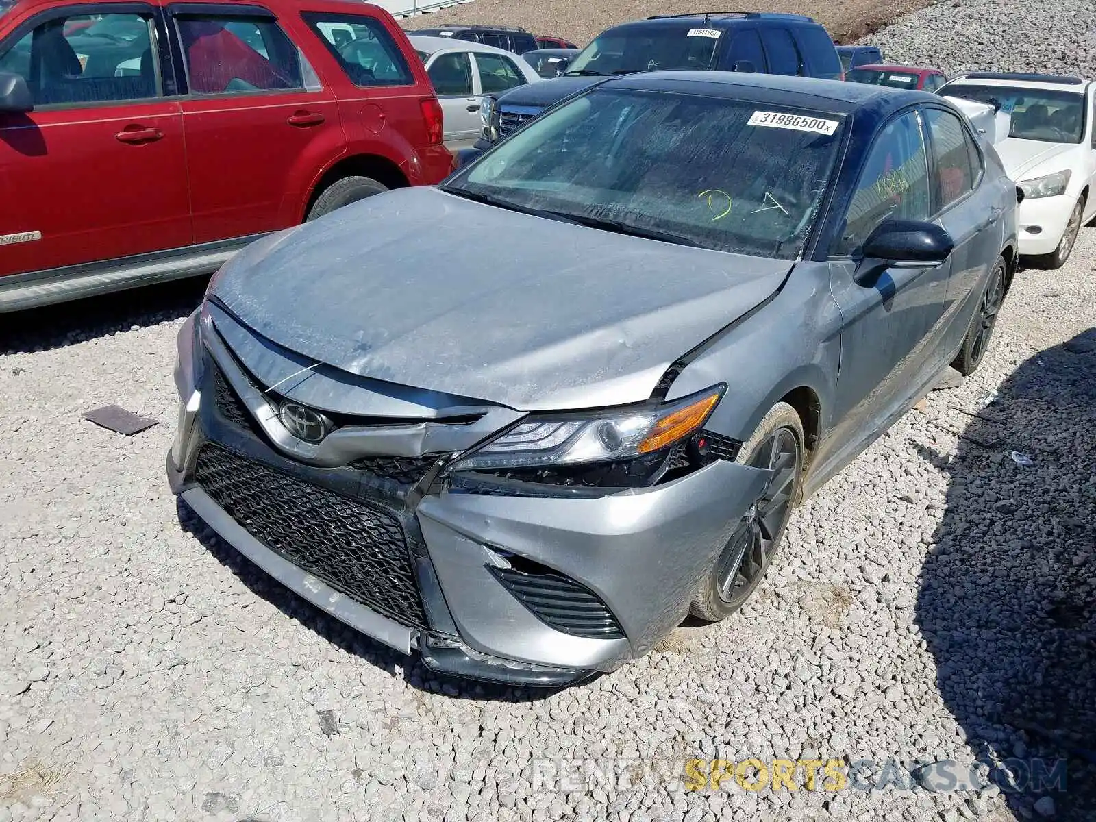 2 Photograph of a damaged car 4T1B61HK9KU273979 TOYOTA CAMRY 2019