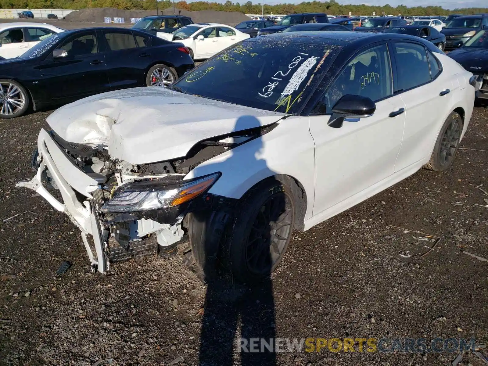 2 Photograph of a damaged car 4T1B61HK9KU287784 TOYOTA CAMRY 2019