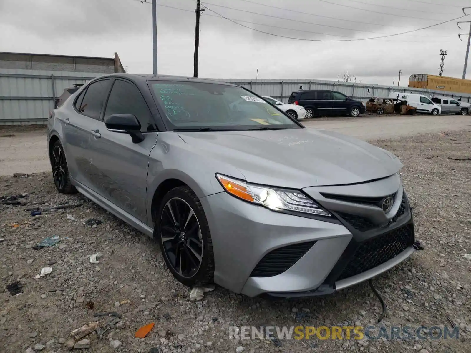 1 Photograph of a damaged car 4T1B61HK9KU293665 TOYOTA CAMRY 2019