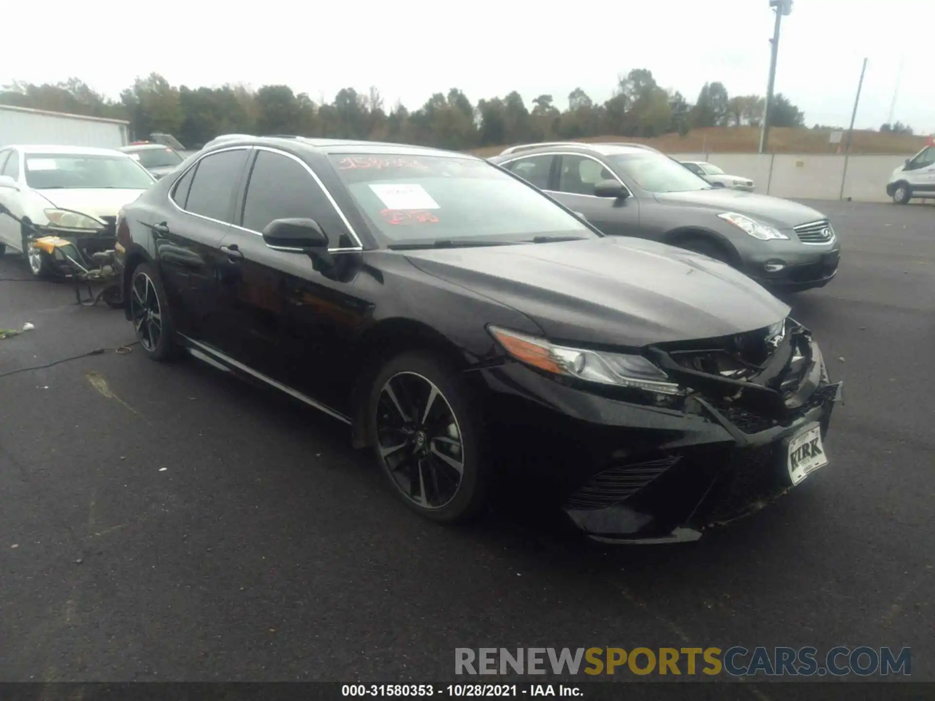 1 Photograph of a damaged car 4T1B61HK9KU297277 TOYOTA CAMRY 2019