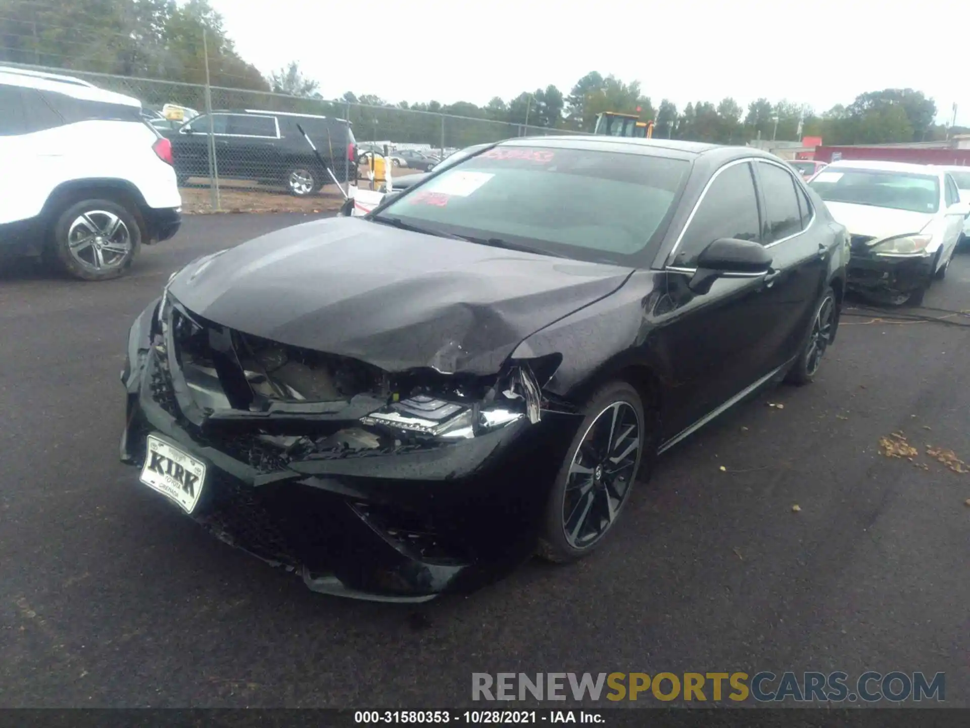 2 Photograph of a damaged car 4T1B61HK9KU297277 TOYOTA CAMRY 2019