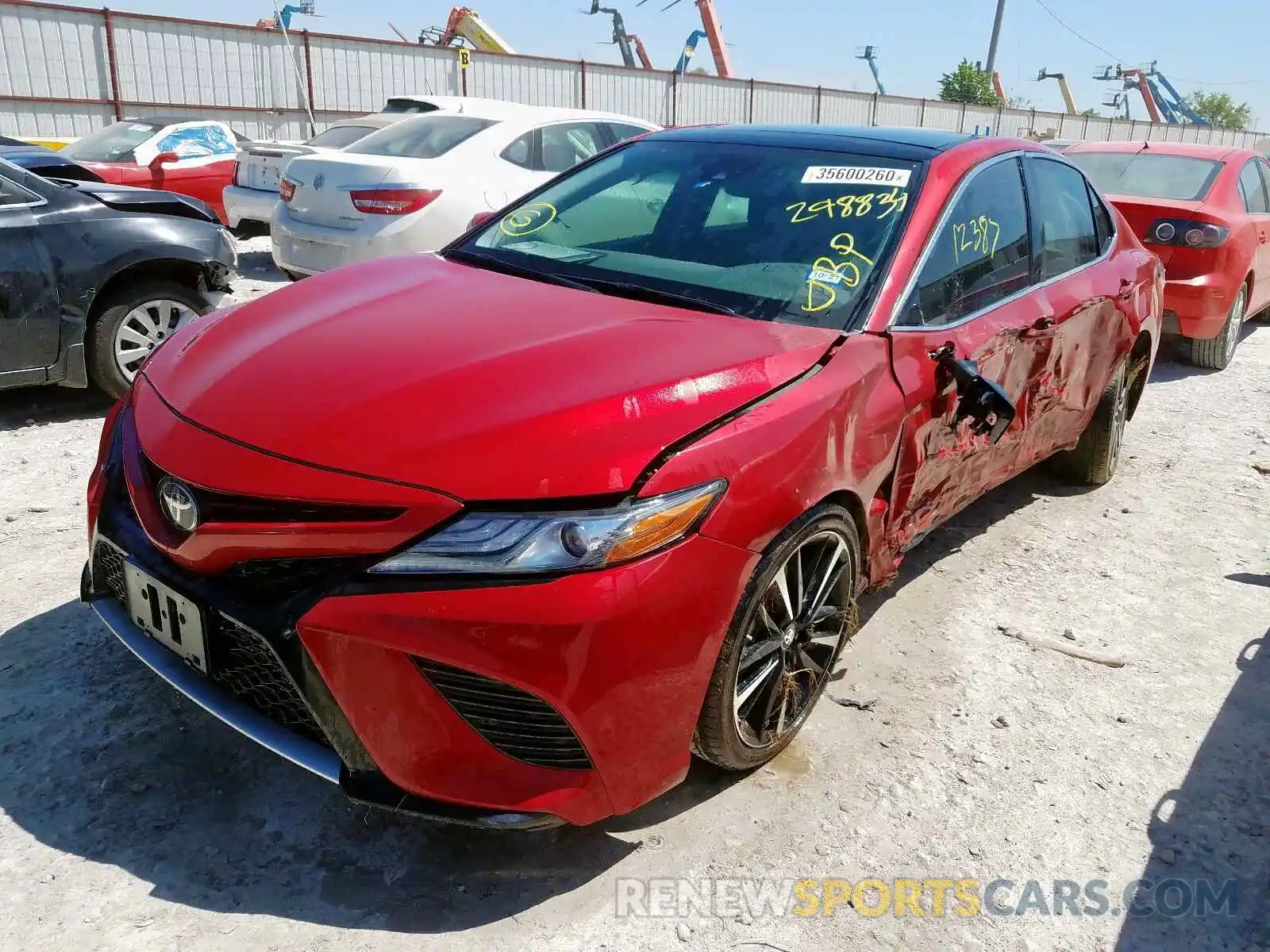 2 Photograph of a damaged car 4T1B61HK9KU298834 TOYOTA CAMRY 2019