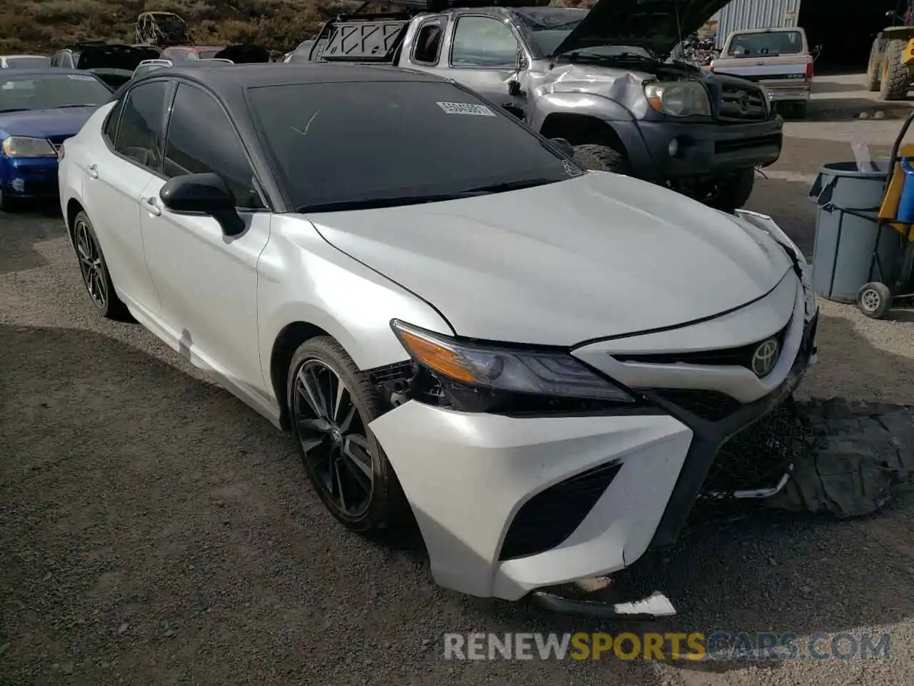 1 Photograph of a damaged car 4T1B61HK9KU299028 TOYOTA CAMRY 2019