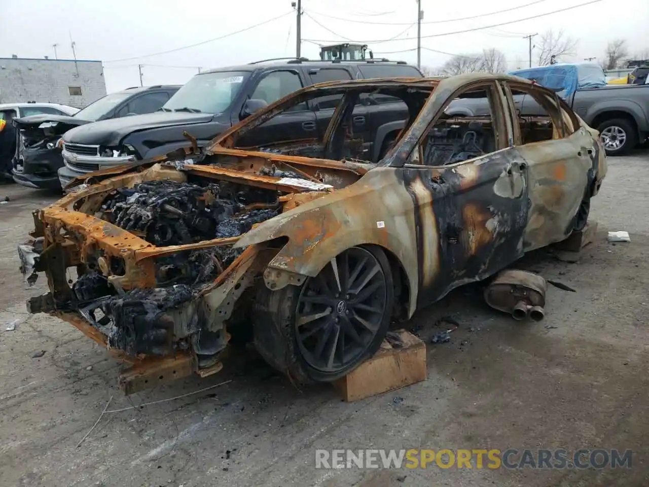 2 Photograph of a damaged car 4T1B61HK9KU703168 TOYOTA CAMRY 2019