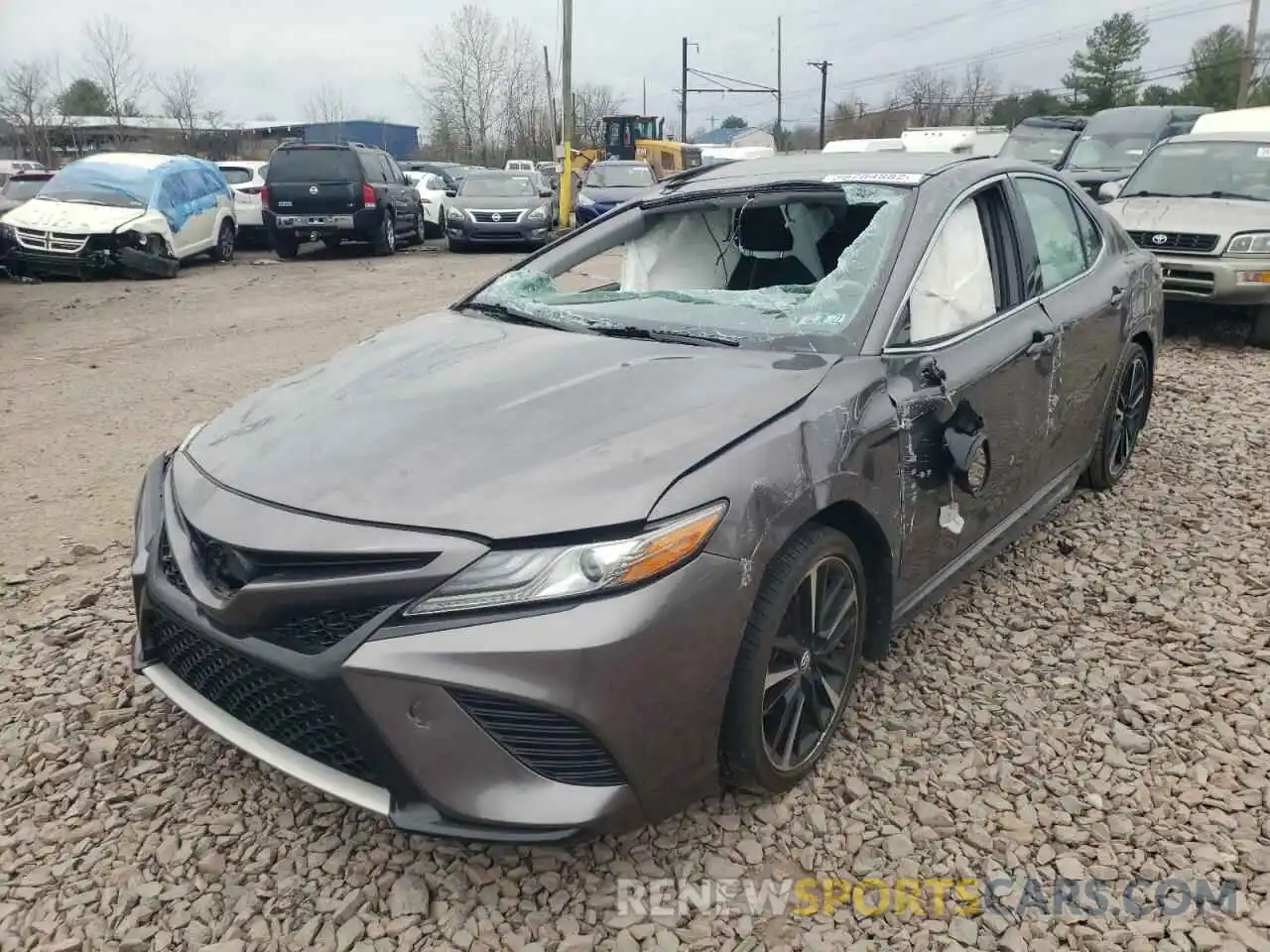 2 Photograph of a damaged car 4T1B61HK9KU708743 TOYOTA CAMRY 2019