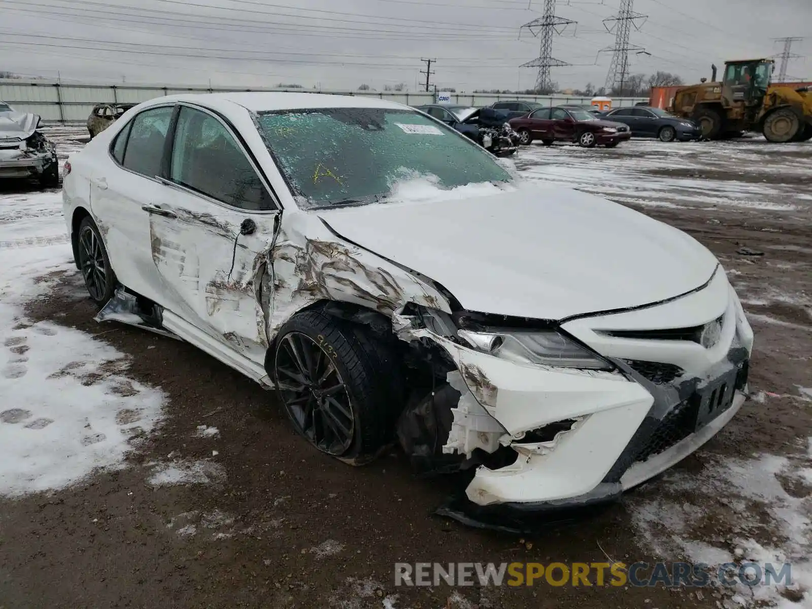 1 Photograph of a damaged car 4T1B61HK9KU758512 TOYOTA CAMRY 2019