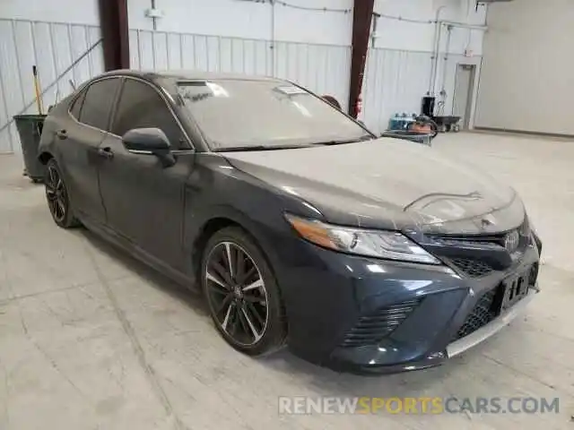 1 Photograph of a damaged car 4T1B61HK9KU796421 TOYOTA CAMRY 2019