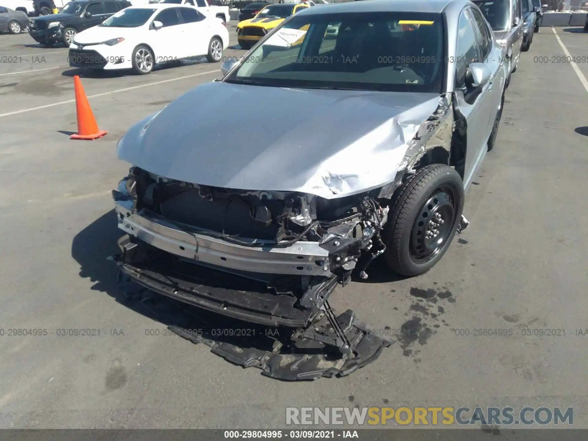 6 Photograph of a damaged car 4T1B61HK9KU817705 TOYOTA CAMRY 2019