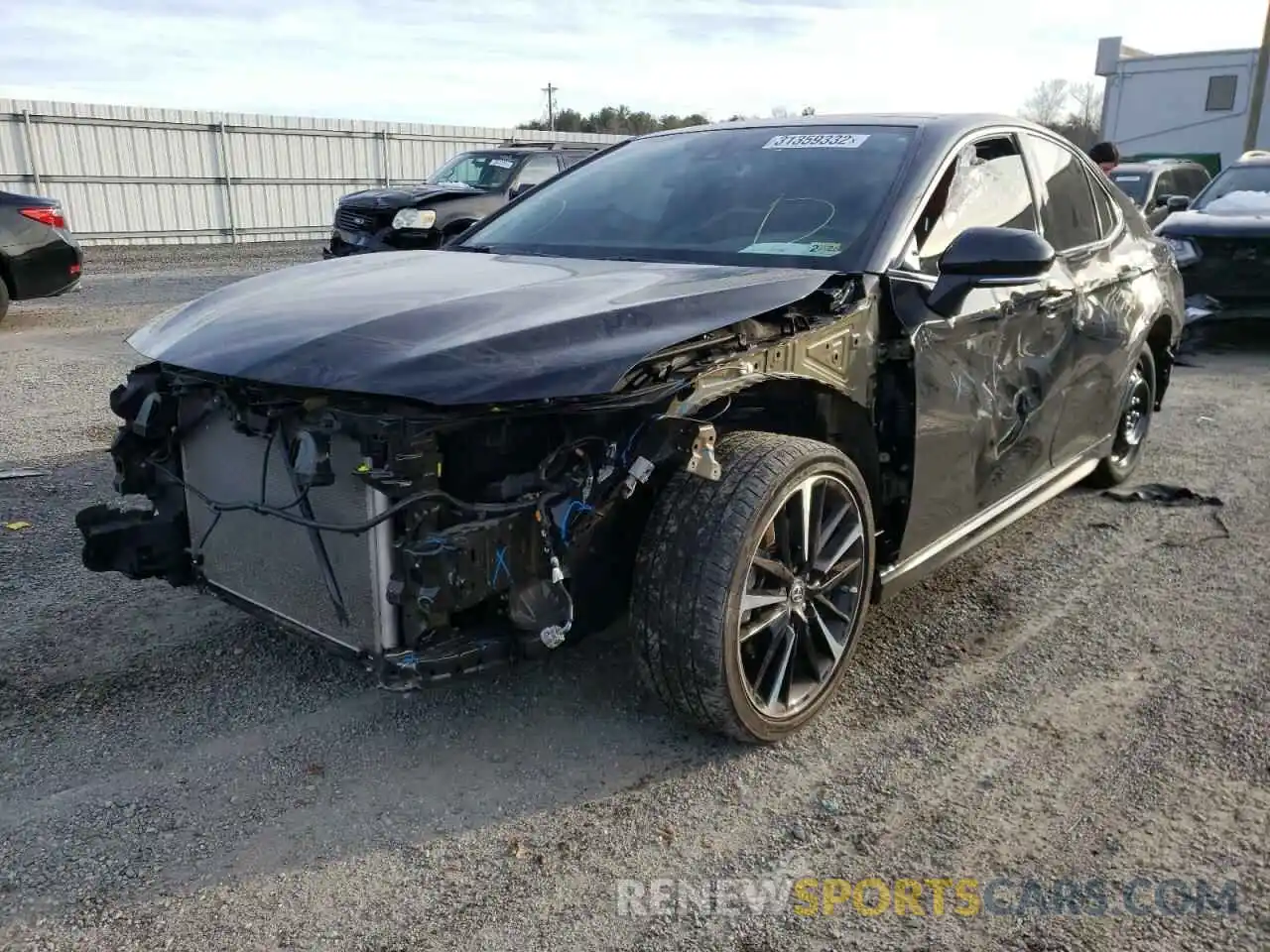 2 Photograph of a damaged car 4T1B61HK9KU821396 TOYOTA CAMRY 2019