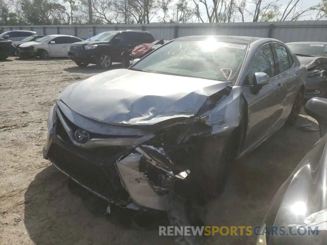 2 Photograph of a damaged car 4T1B61HK9KU827862 TOYOTA CAMRY 2019