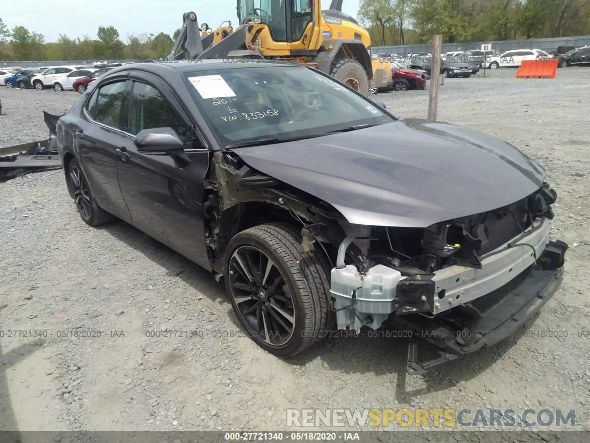 1 Photograph of a damaged car 4T1B61HK9KU833158 TOYOTA CAMRY 2019