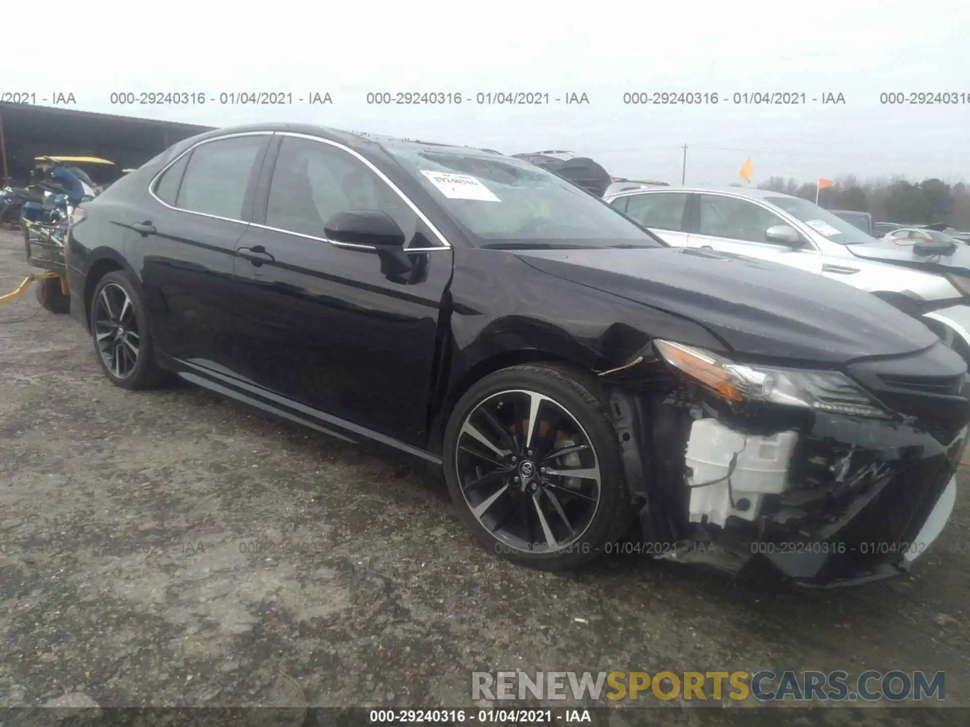 1 Photograph of a damaged car 4T1B61HK9KU834875 TOYOTA CAMRY 2019