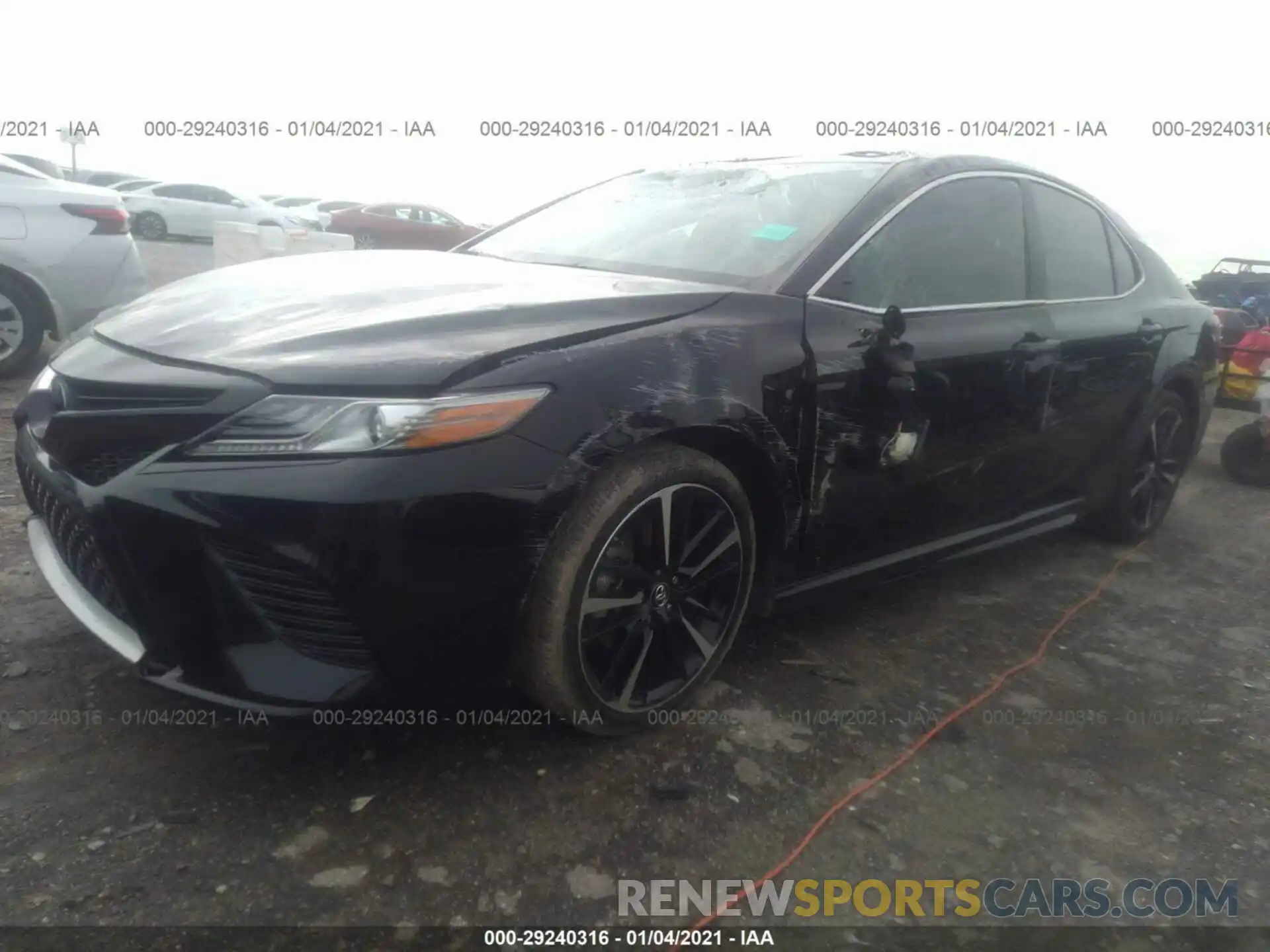 2 Photograph of a damaged car 4T1B61HK9KU834875 TOYOTA CAMRY 2019