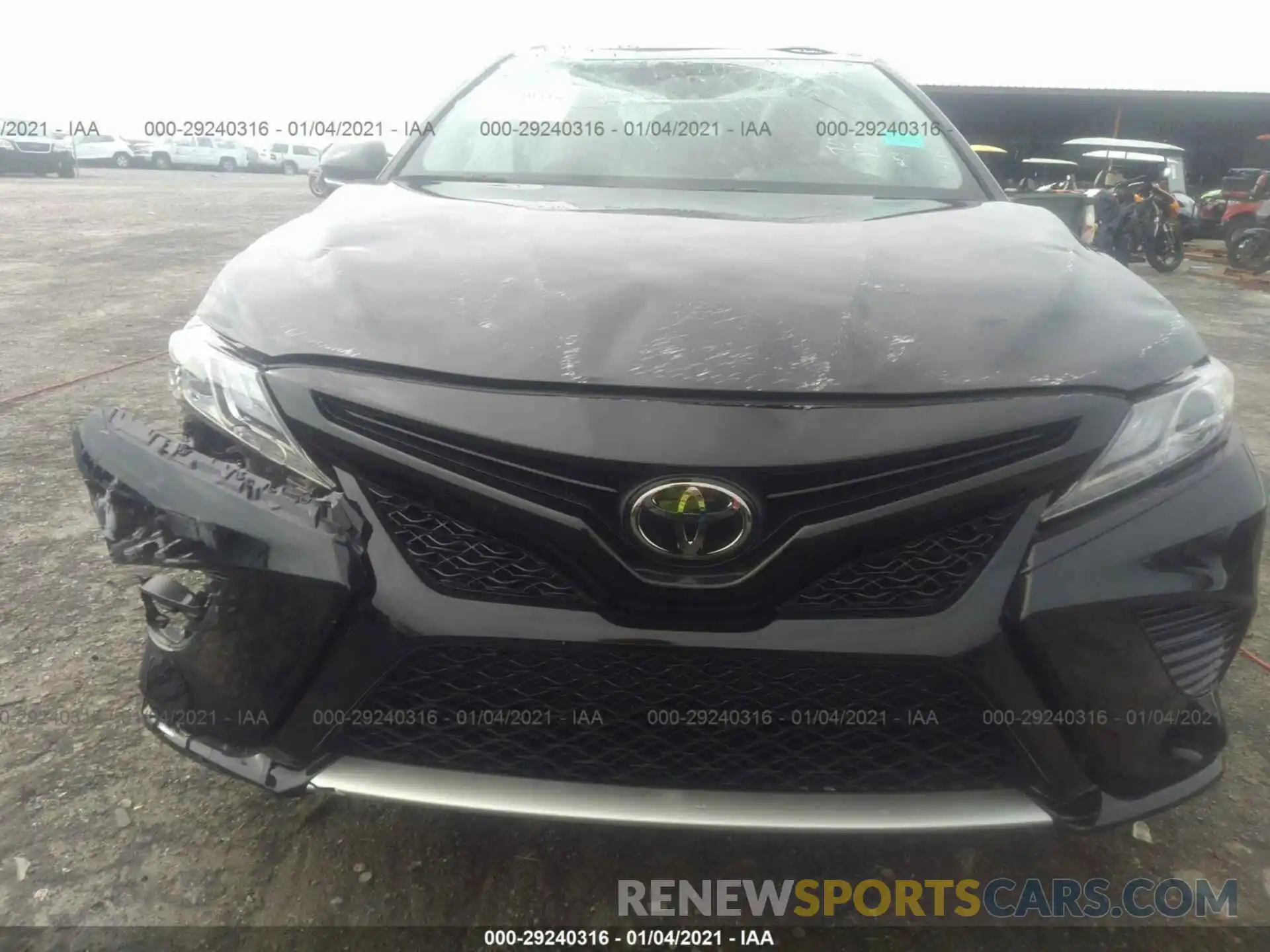 6 Photograph of a damaged car 4T1B61HK9KU834875 TOYOTA CAMRY 2019