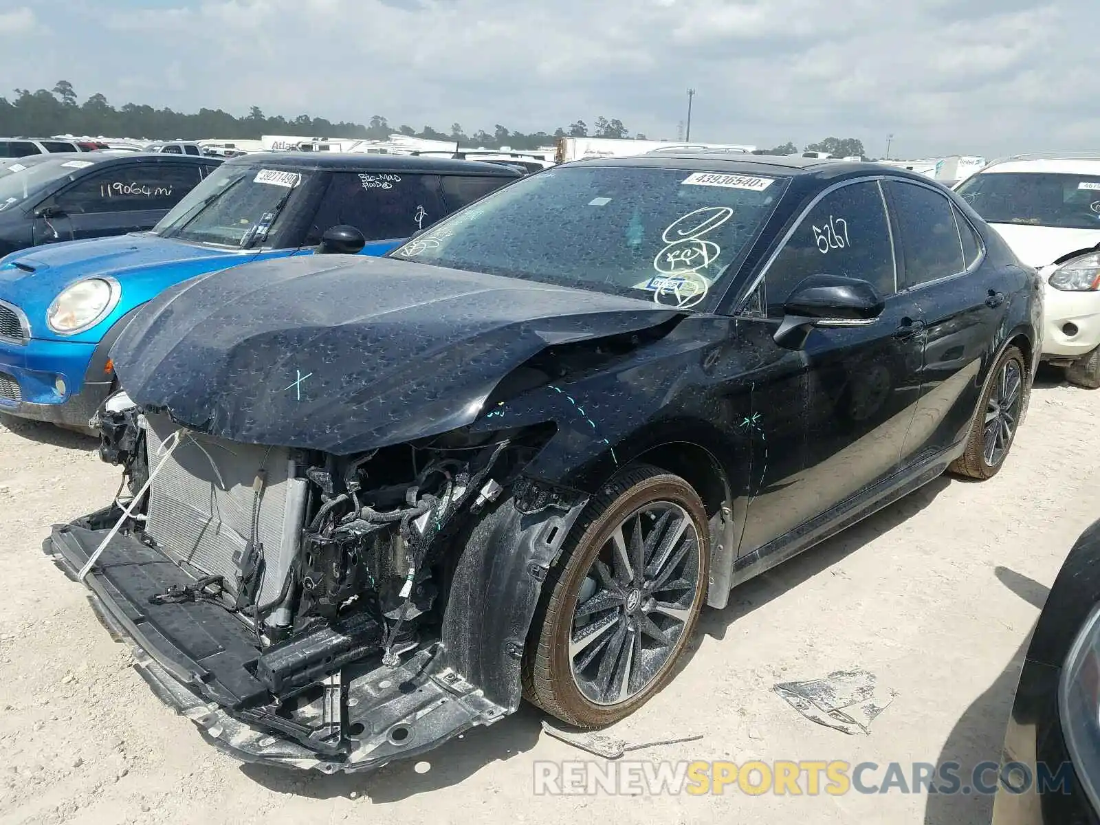 2 Photograph of a damaged car 4T1B61HK9KU839803 TOYOTA CAMRY 2019