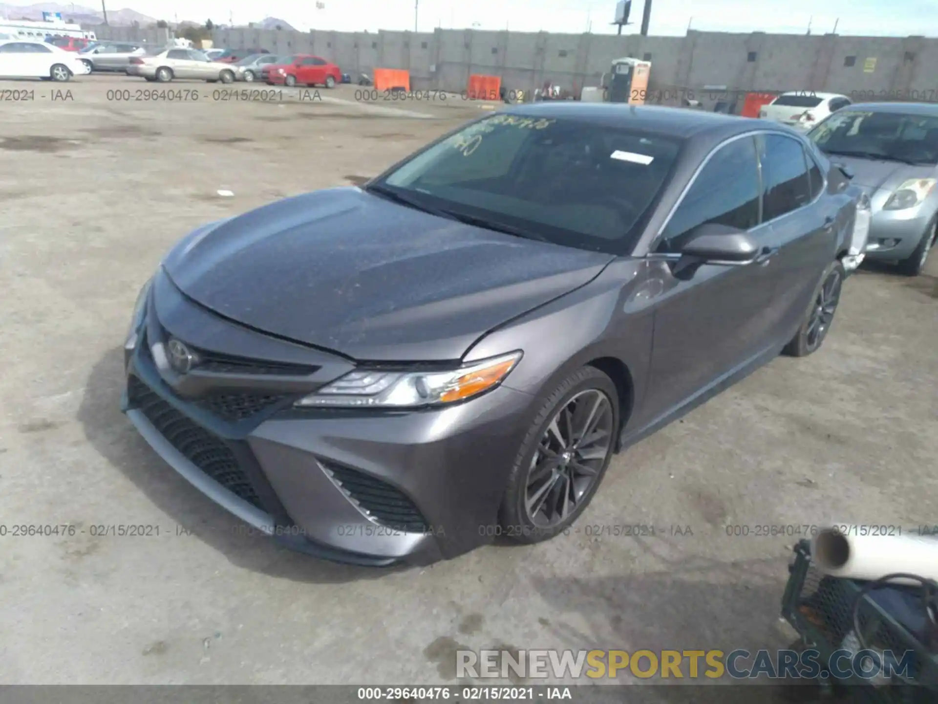 2 Photograph of a damaged car 4T1B61HK9KU849764 TOYOTA CAMRY 2019