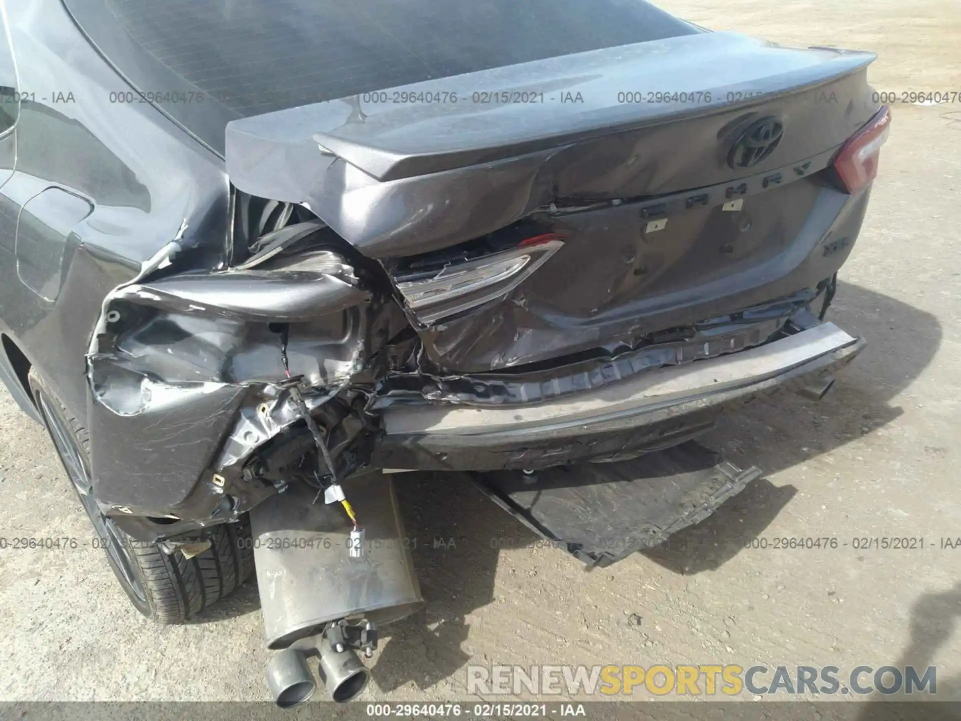 6 Photograph of a damaged car 4T1B61HK9KU849764 TOYOTA CAMRY 2019