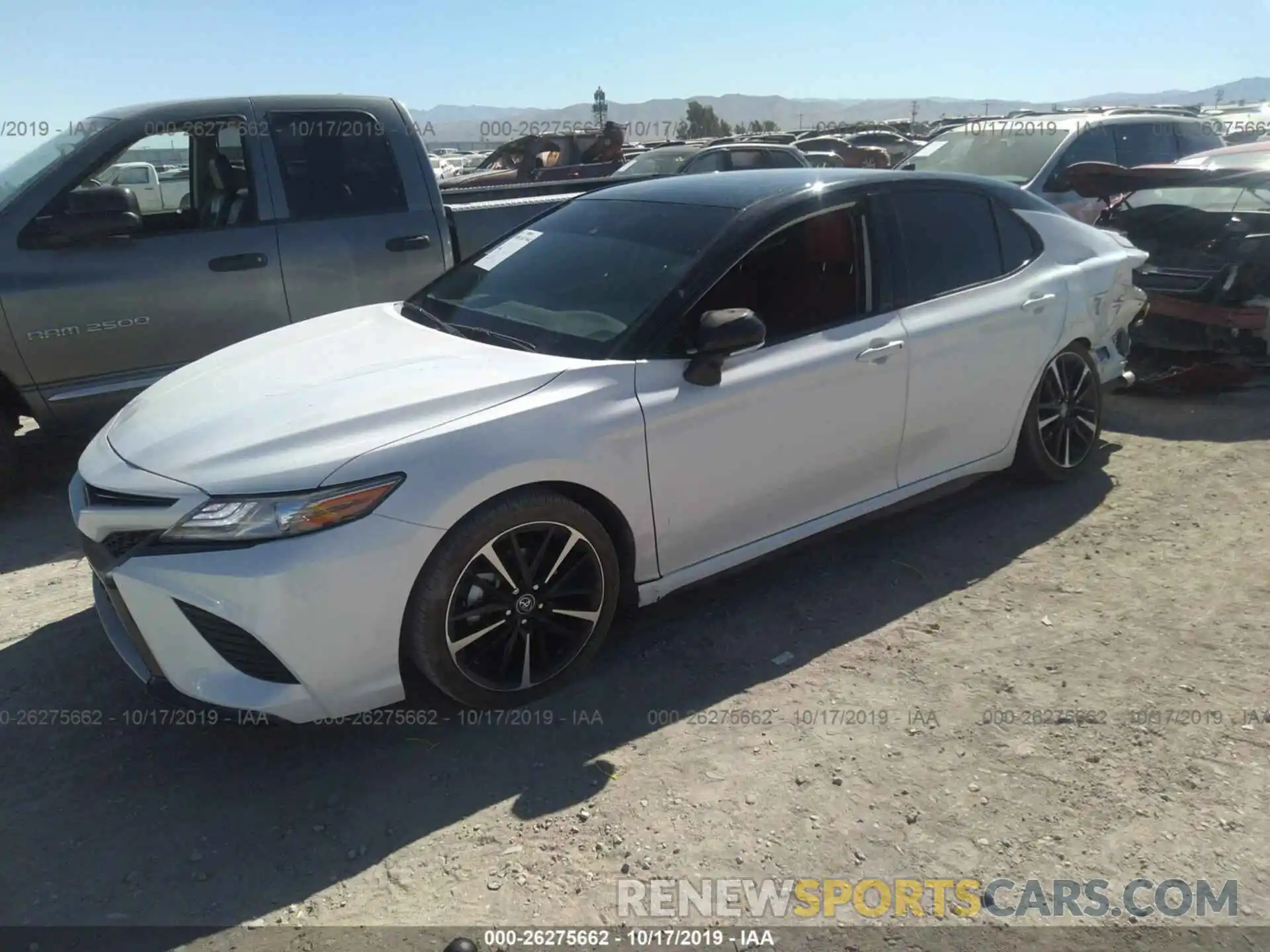 2 Photograph of a damaged car 4T1B61HKXKU159876 TOYOTA CAMRY 2019