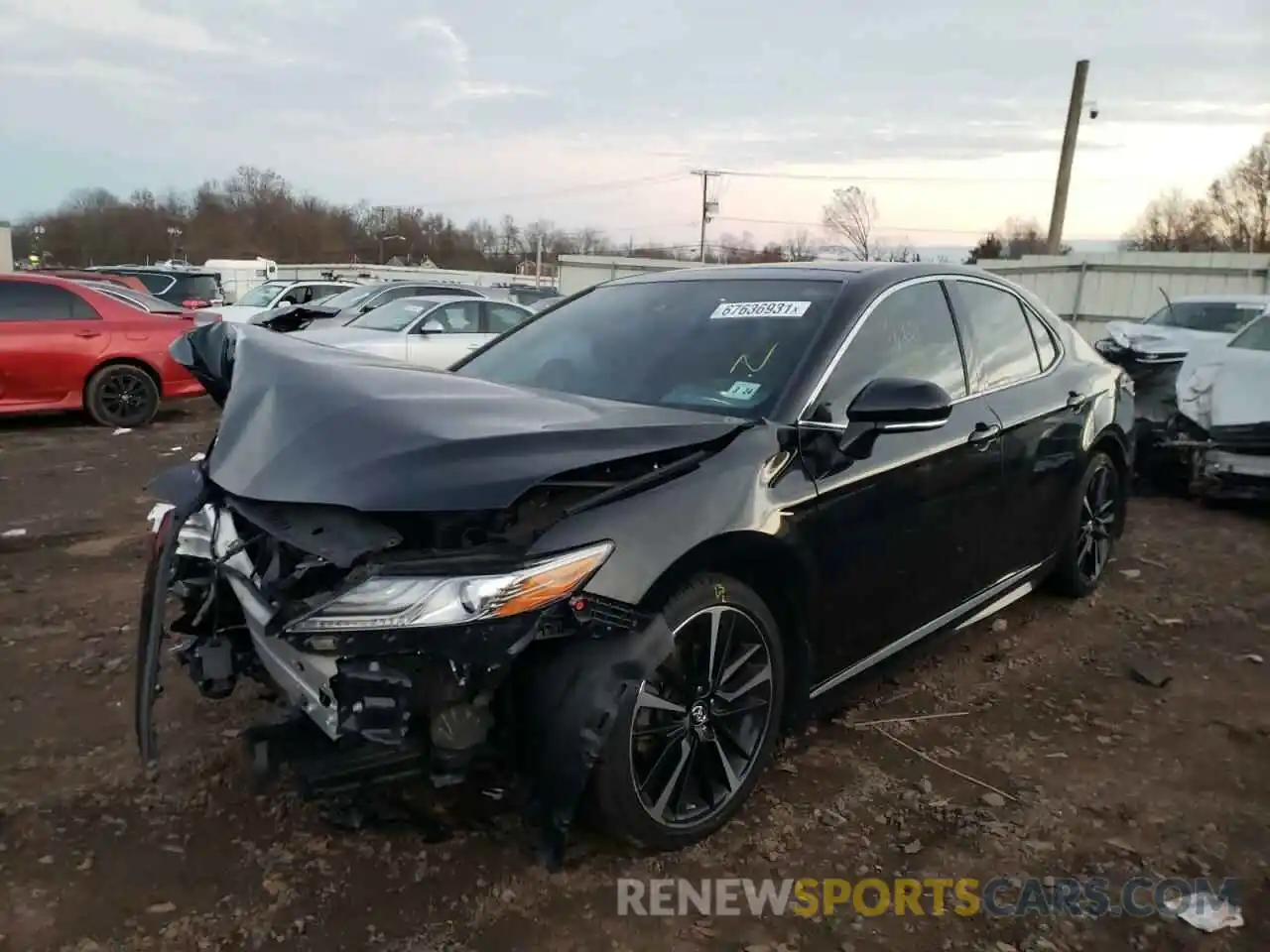 2 Фотография поврежденного автомобиля 4T1B61HKXKU179738 TOYOTA CAMRY 2019