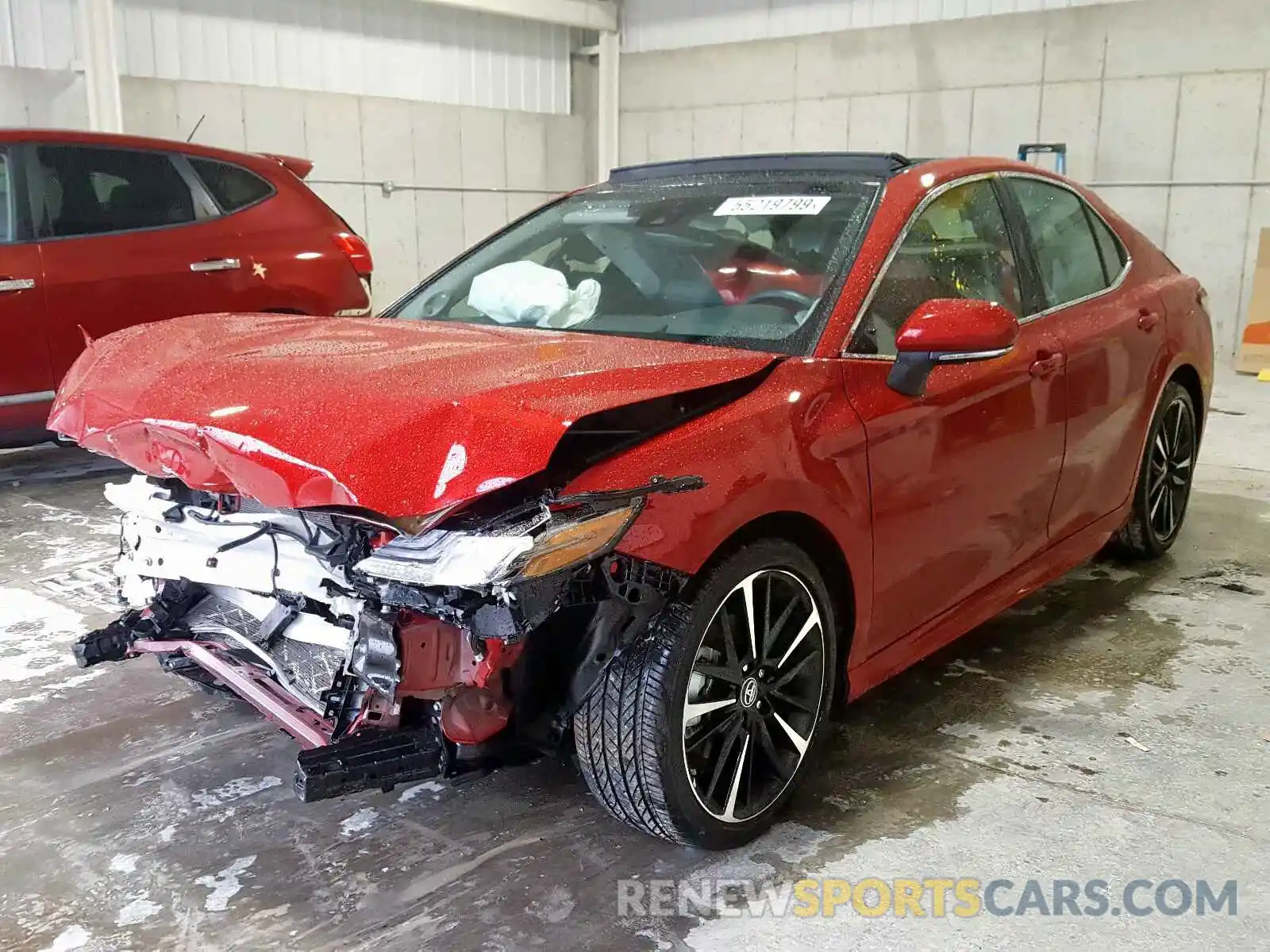 2 Photograph of a damaged car 4T1B61HKXKU186141 TOYOTA CAMRY 2019