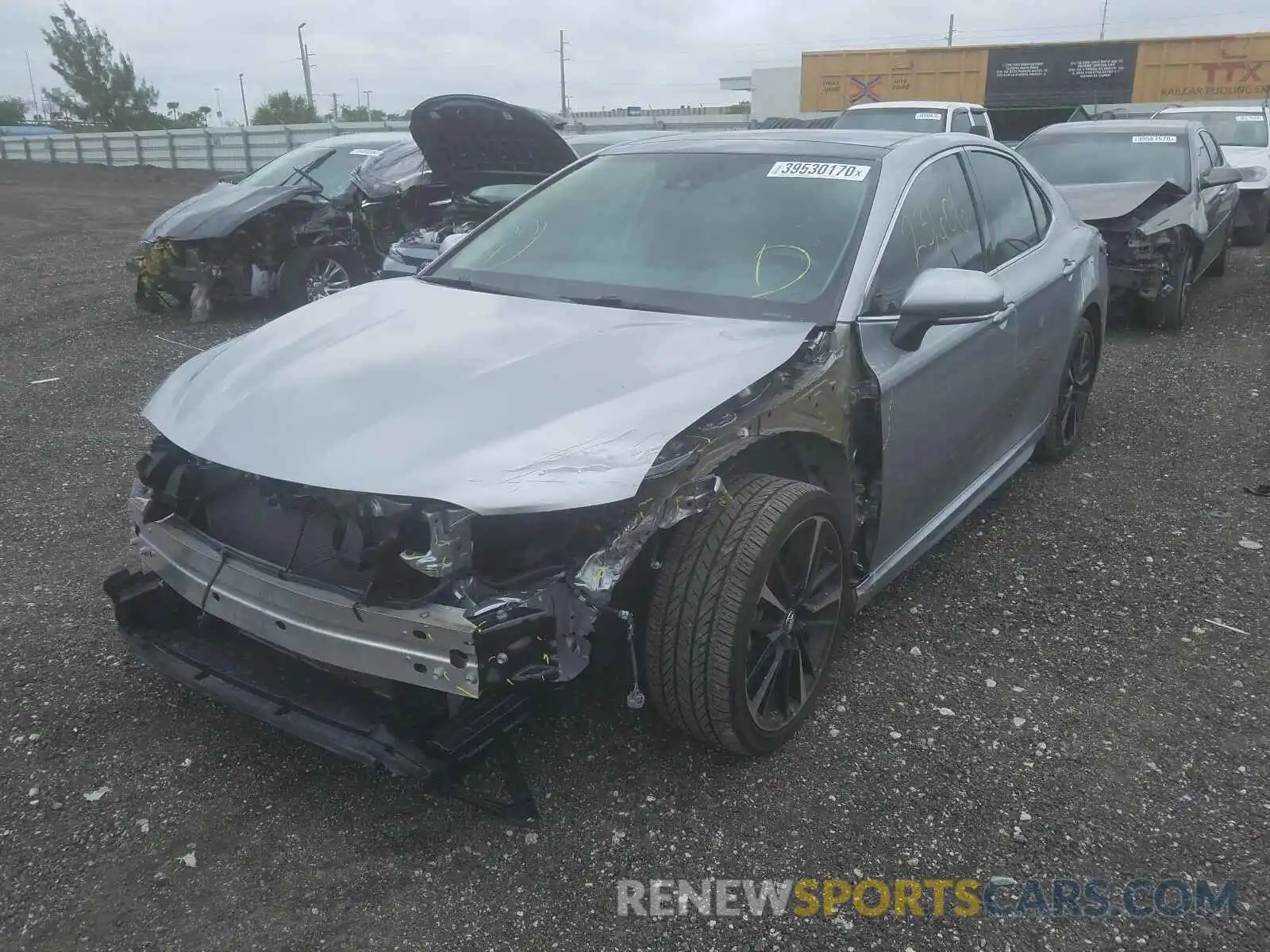 2 Photograph of a damaged car 4T1B61HKXKU217131 TOYOTA CAMRY 2019