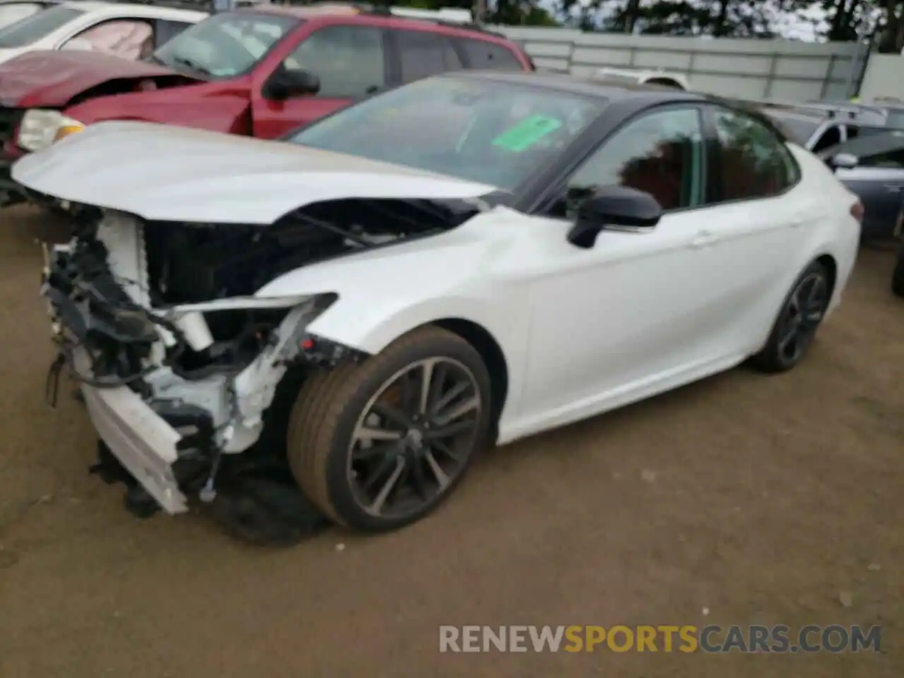 2 Photograph of a damaged car 4T1B61HKXKU224855 TOYOTA CAMRY 2019