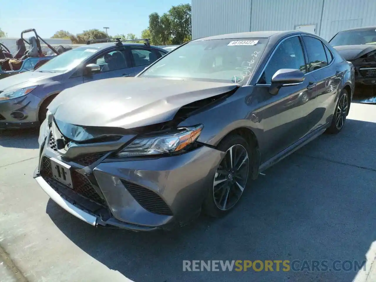 2 Photograph of a damaged car 4T1B61HKXKU225178 TOYOTA CAMRY 2019