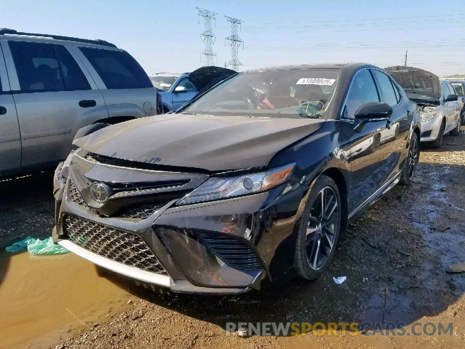 2 Photograph of a damaged car 4T1B61HKXKU253188 TOYOTA CAMRY 2019