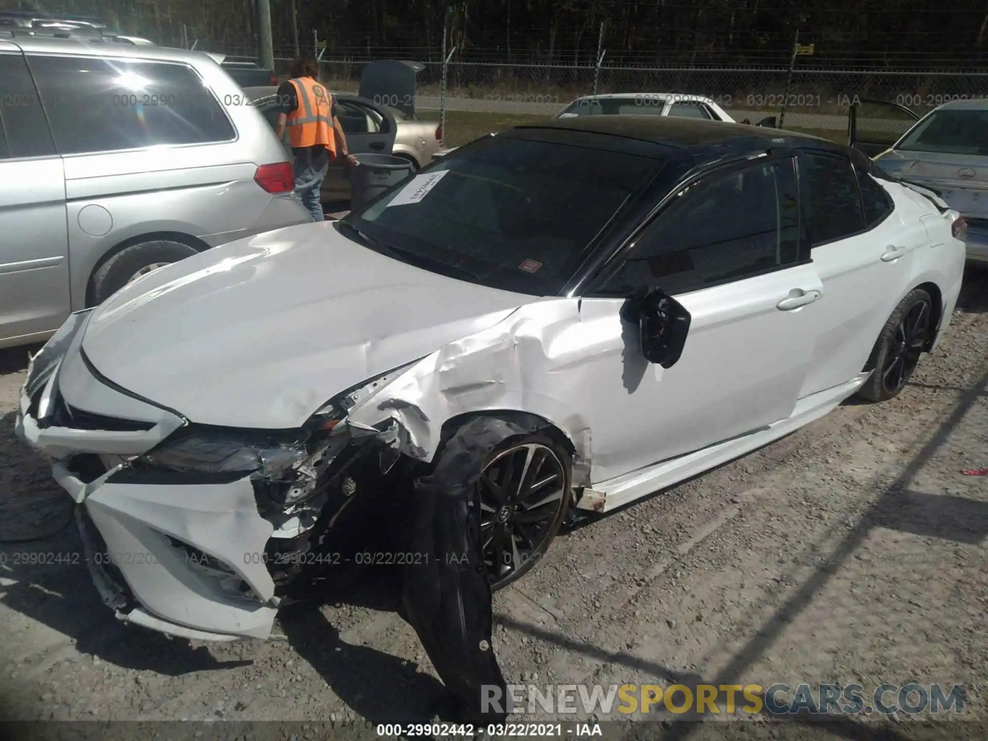 2 Photograph of a damaged car 4T1B61HKXKU263350 TOYOTA CAMRY 2019